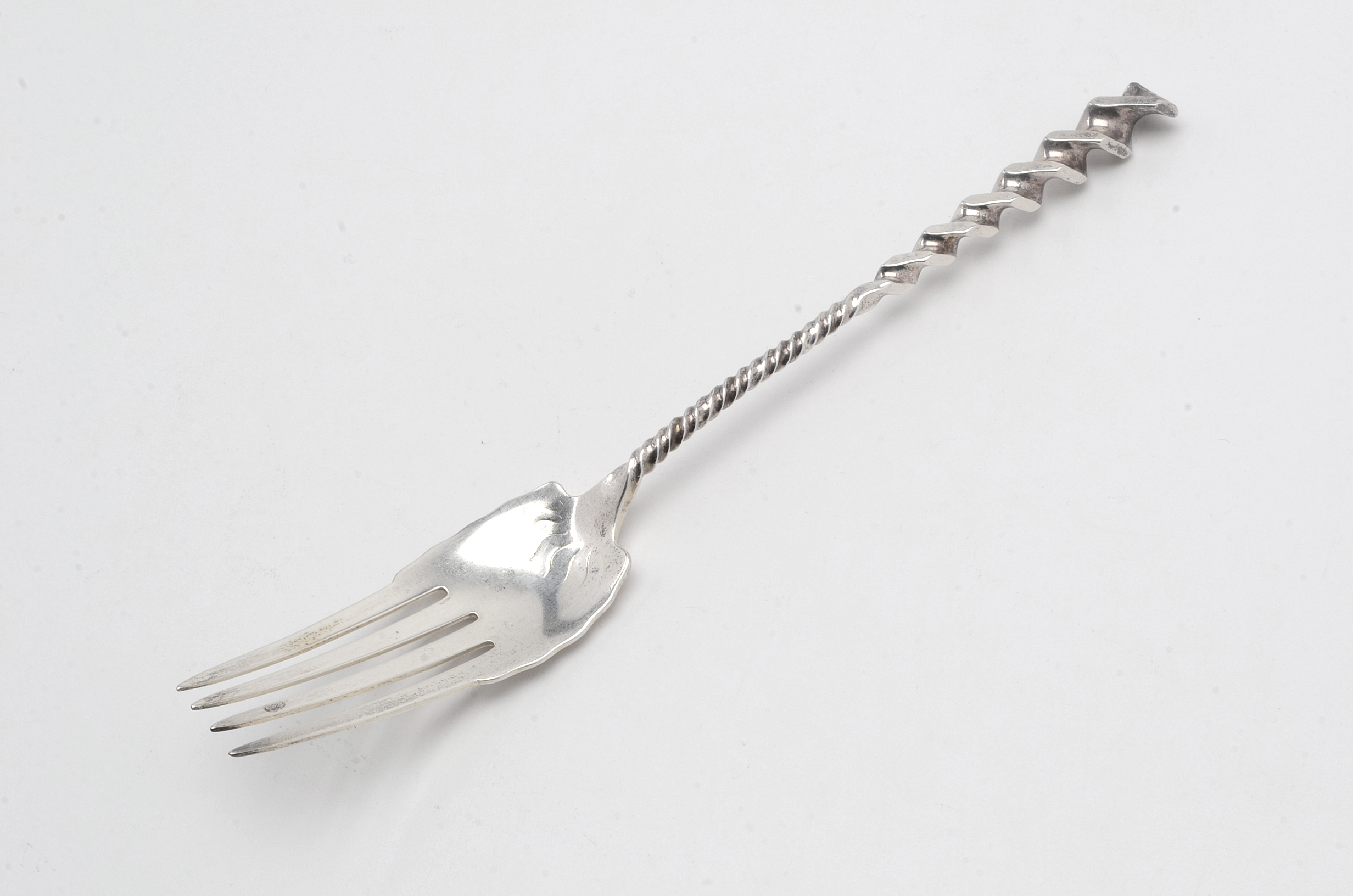 Vintage Whiting Sterling Silver "Square Twist" Pattern Salad Set