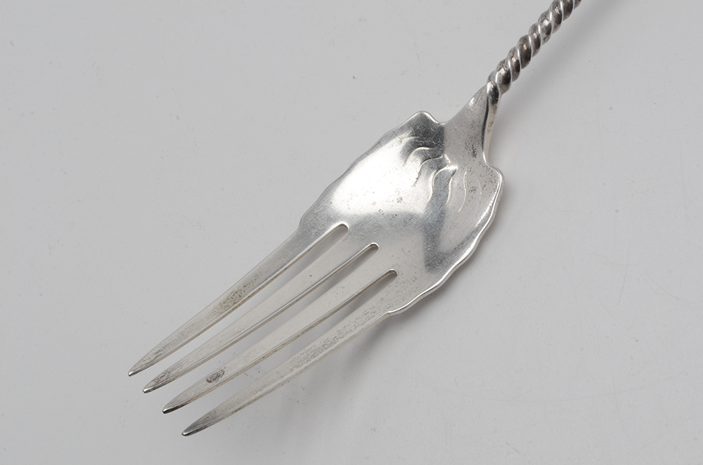 Vintage Whiting Sterling Silver "Square Twist" Pattern Salad Set