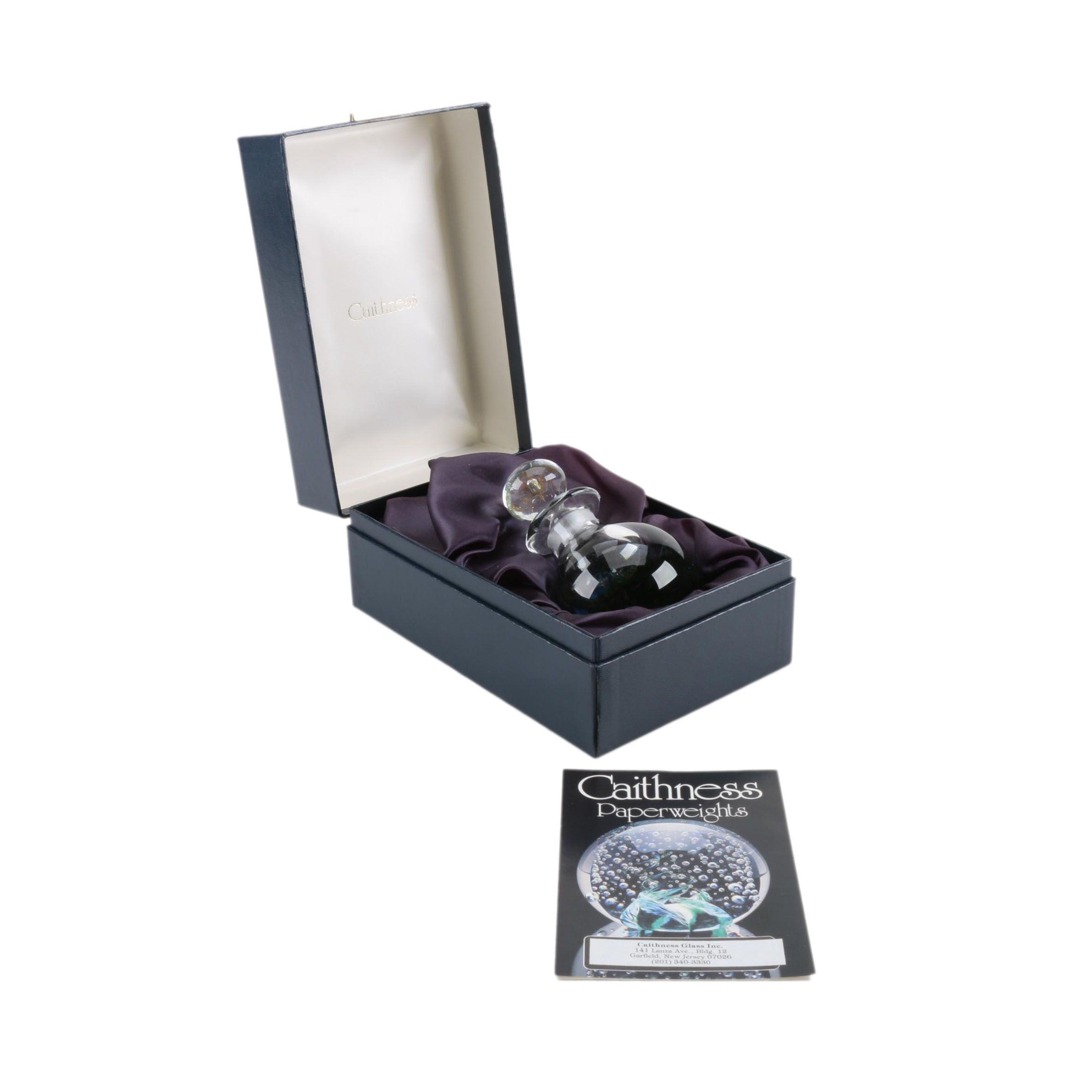 Caithness Art Glass Aquaflora Perfume Bottle