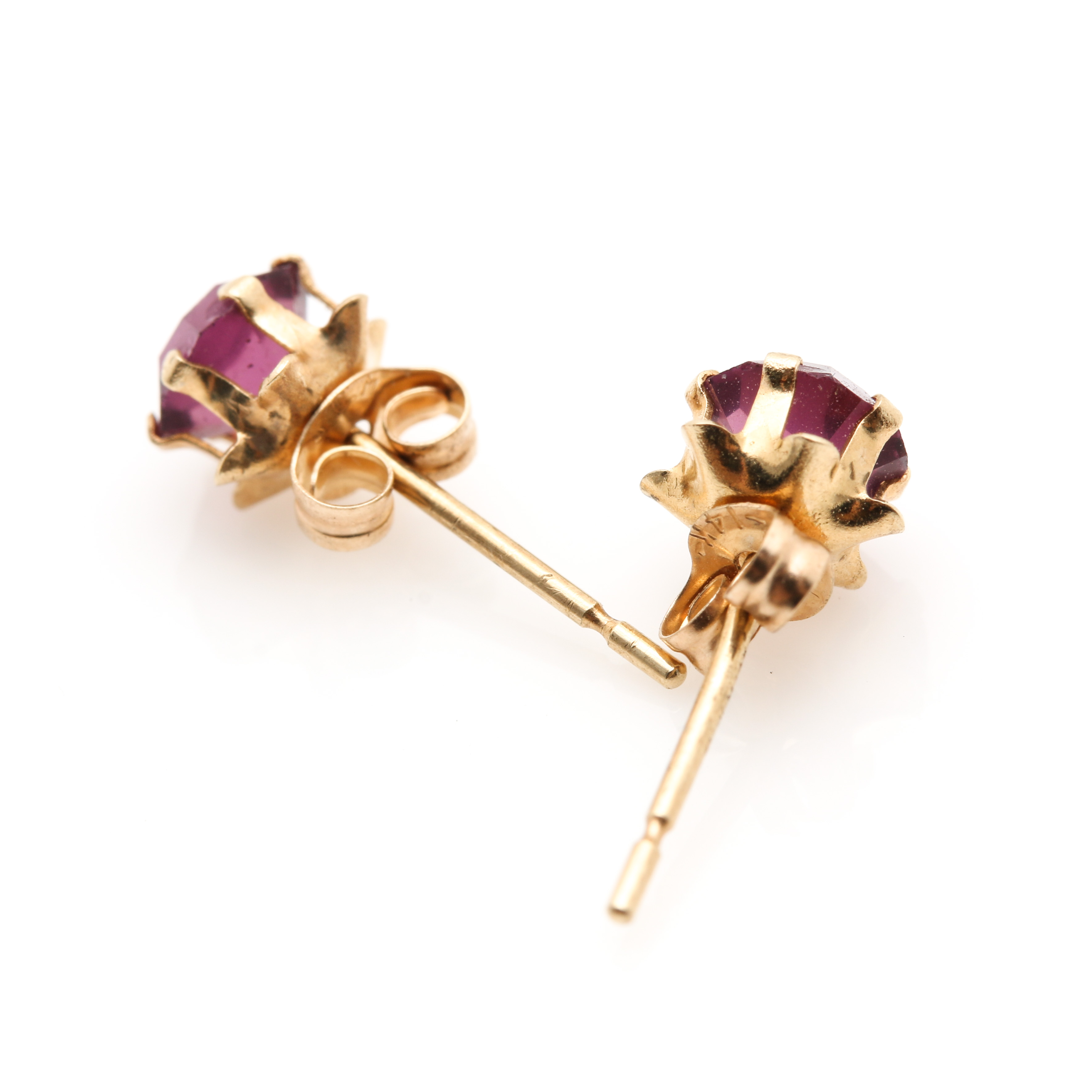 10K and 14K Yellow Gold Jewelry Assortment Including Gemstones