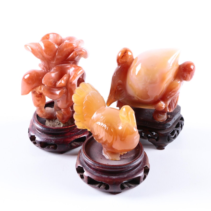 Carnelian Figurines