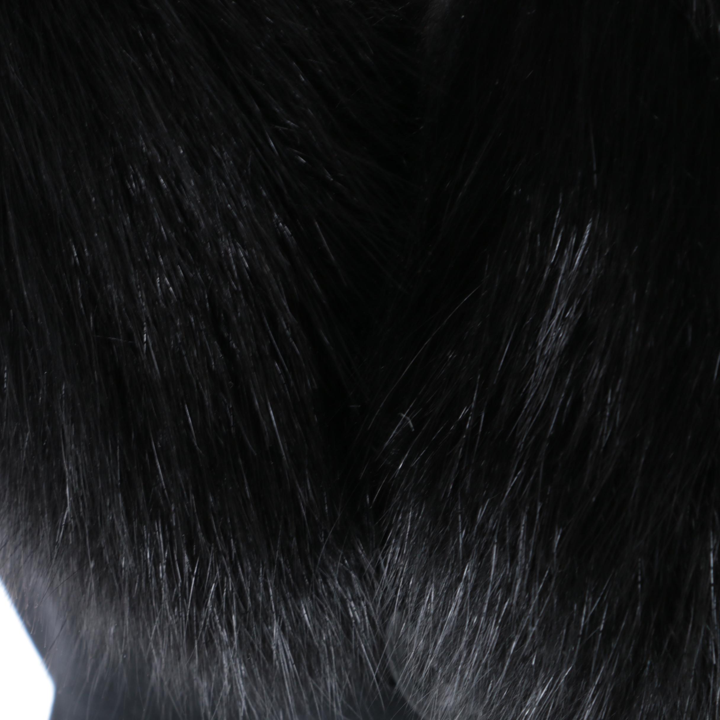 Versus Wool Blazer with Fox Fur Collar