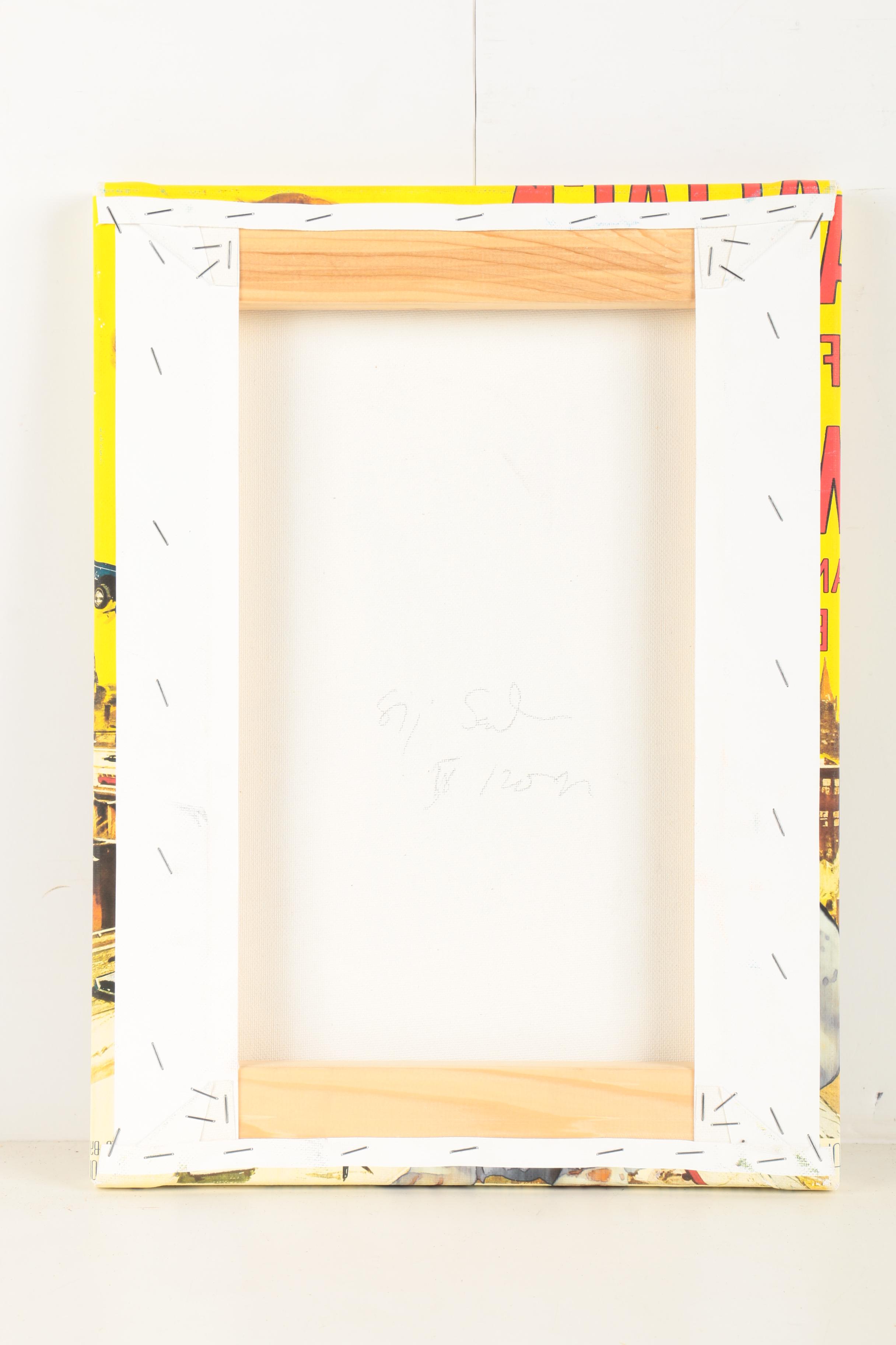 Reproduction Print "Attack of the 50 Ft. Woman and 20 ft. Long Basset Hound"