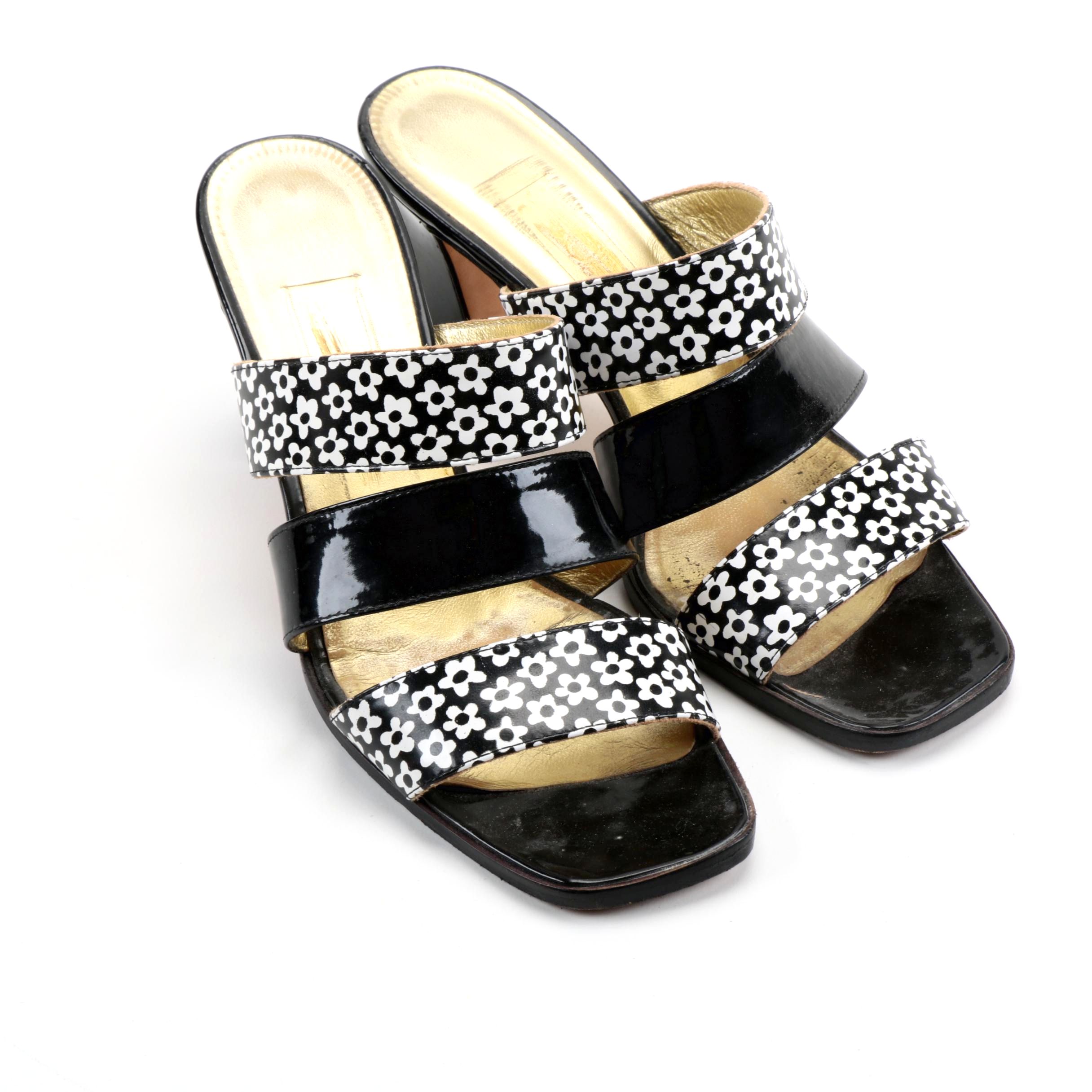 Women's Escada Patent Leather Slides