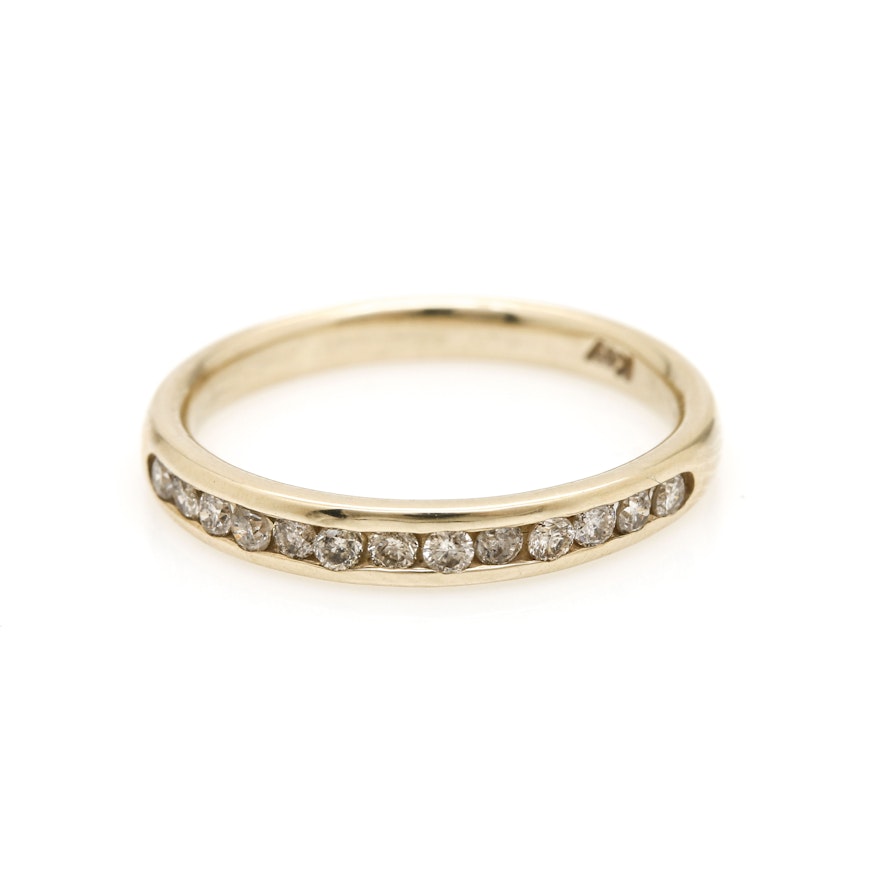 10K Yellow Gold Diamond Ring