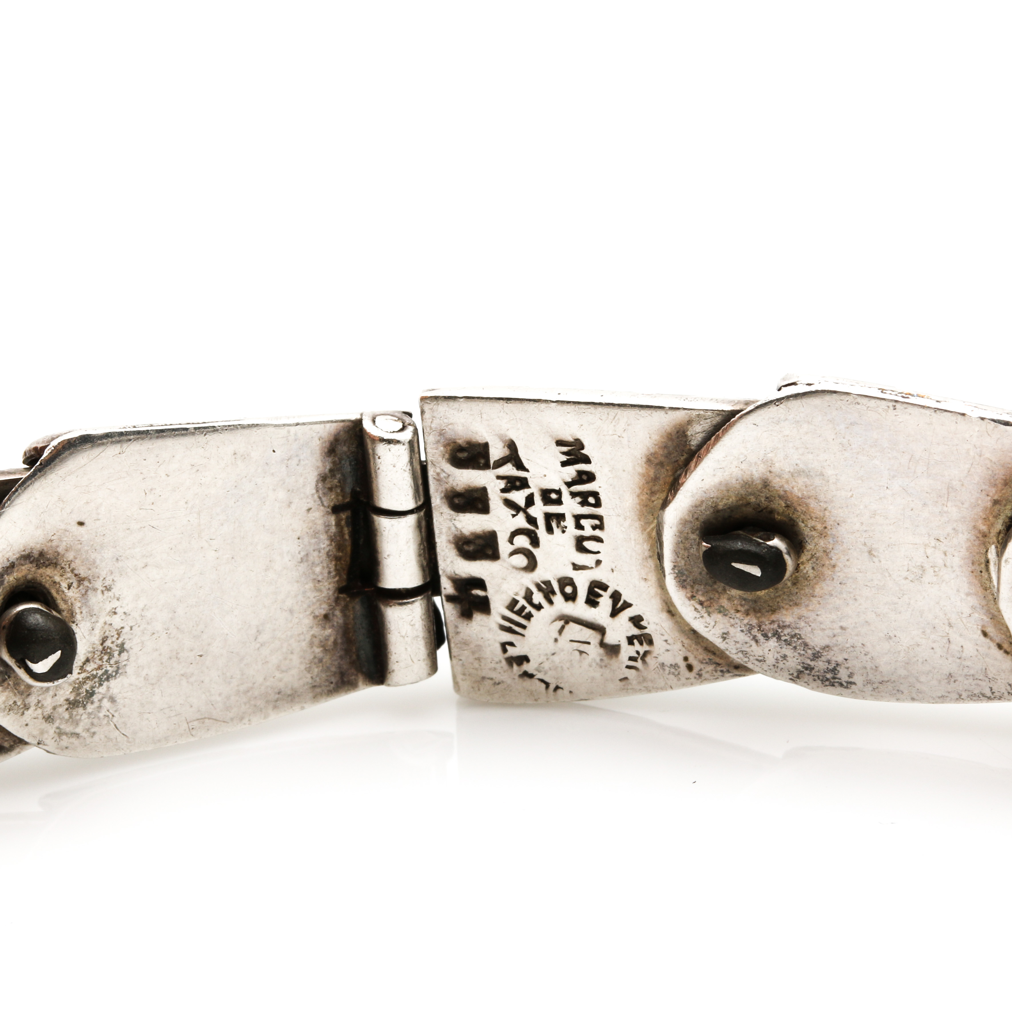 Vintage Margot de Taxco Enamel Snake Collar Necklace