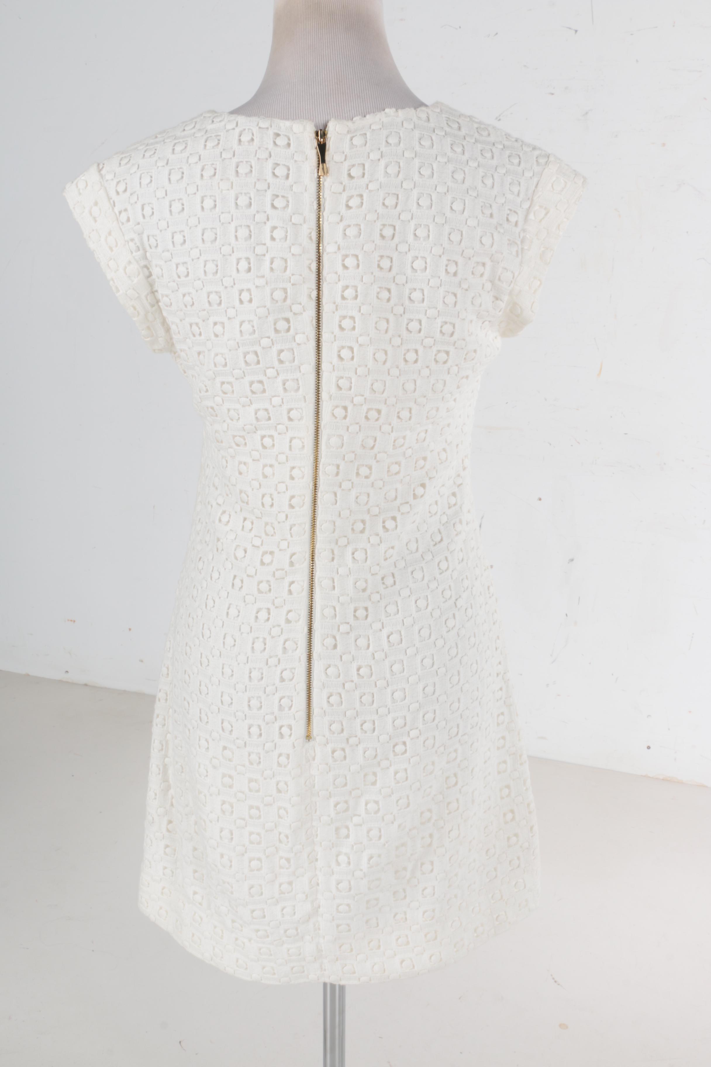 Kate Spade Crocheted Eyelet Dress