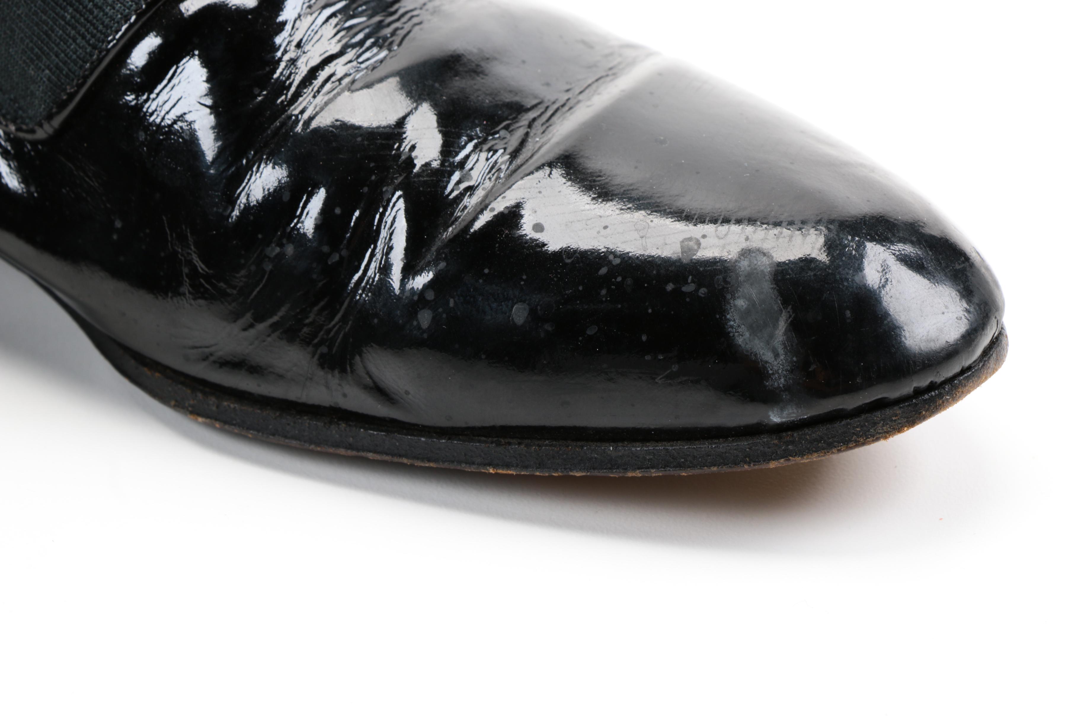 Men's Henri De Vignon Black Patent Leather Loafers