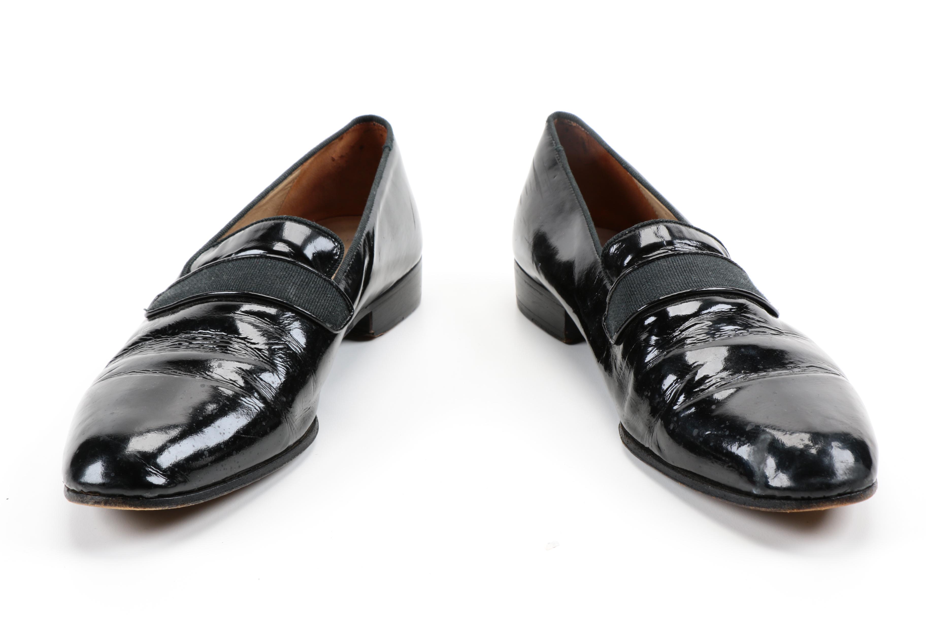 Men's Henri De Vignon Black Patent Leather Loafers