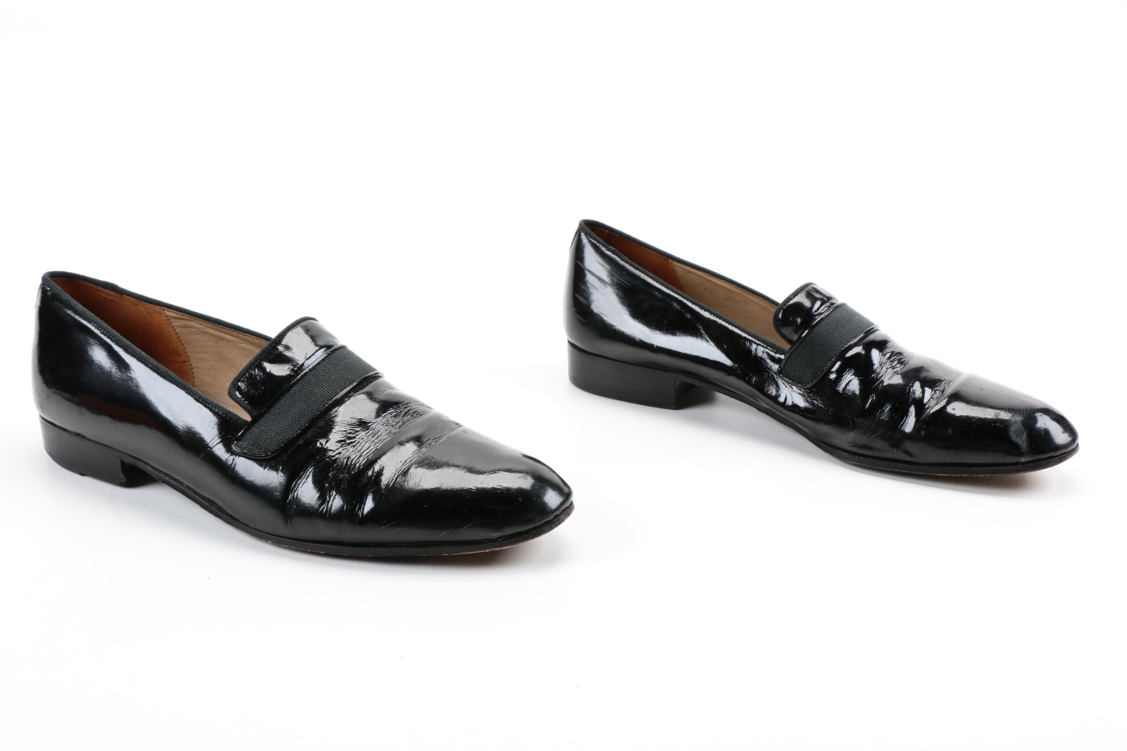 Men's Henri De Vignon Black Patent Leather Loafers