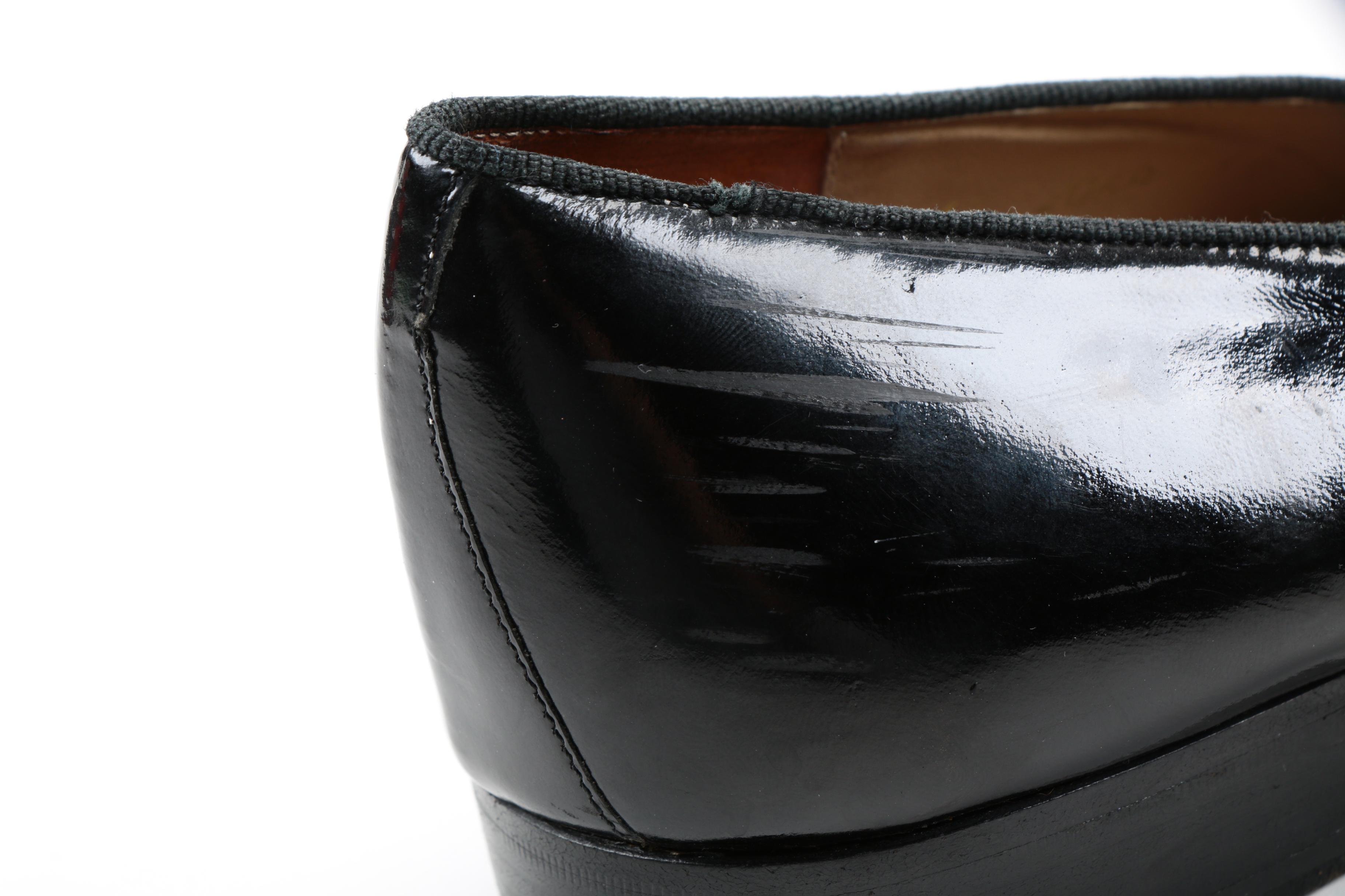 Men's Henri De Vignon Black Patent Leather Loafers