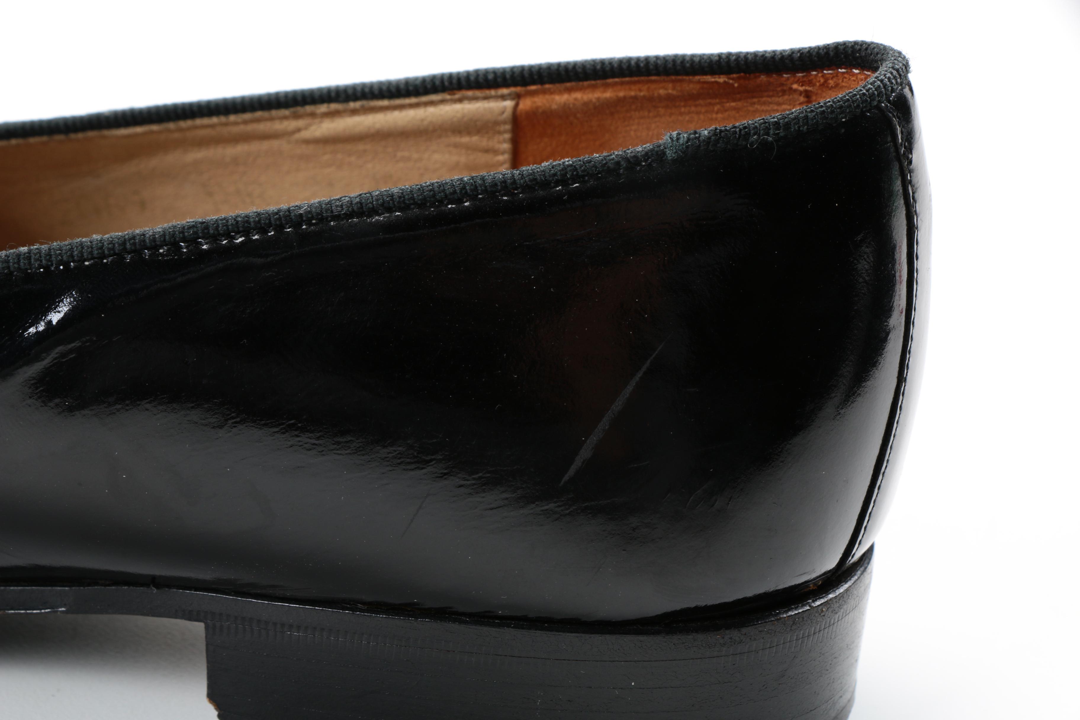 Men's Henri De Vignon Black Patent Leather Loafers