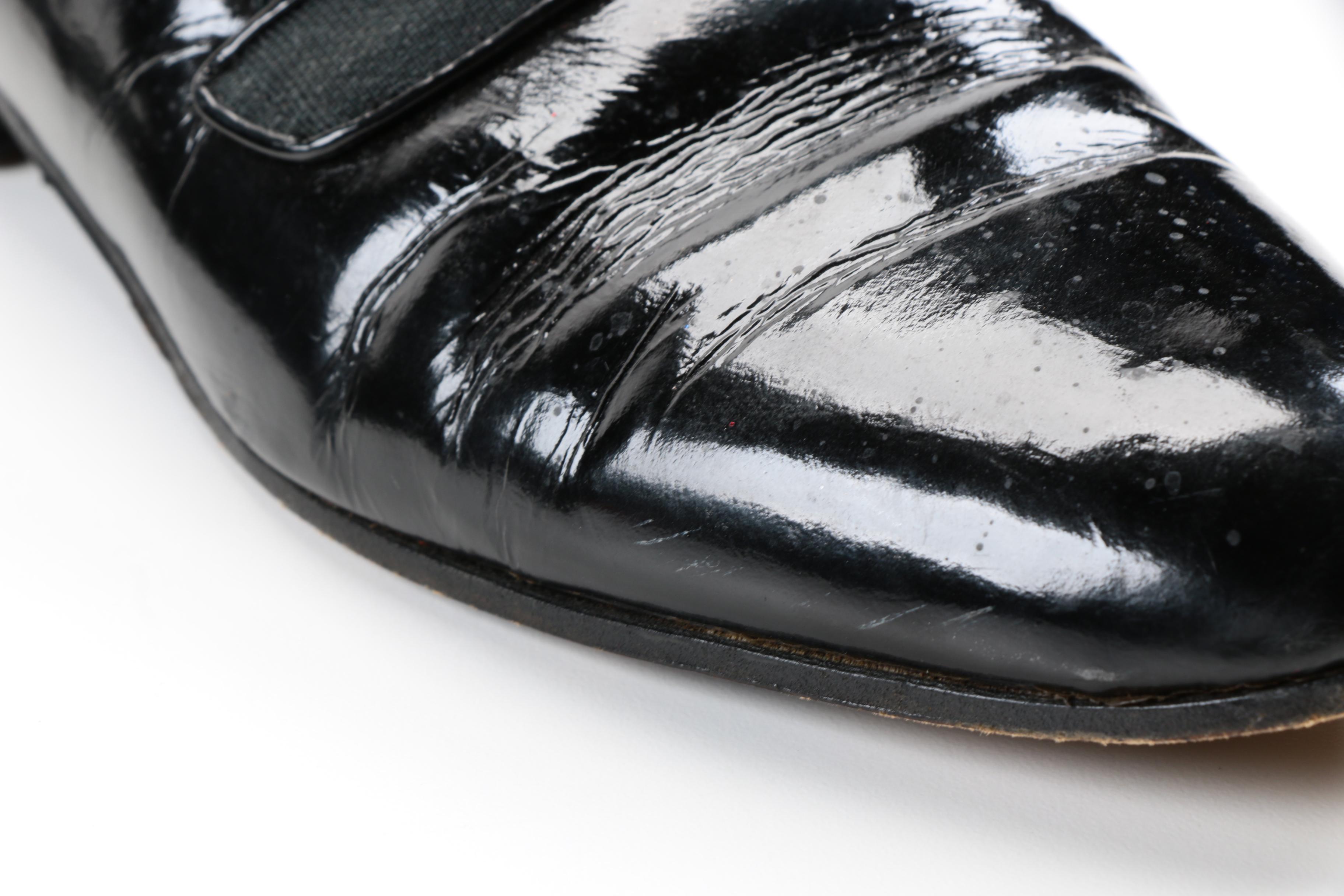 Men's Henri De Vignon Black Patent Leather Loafers