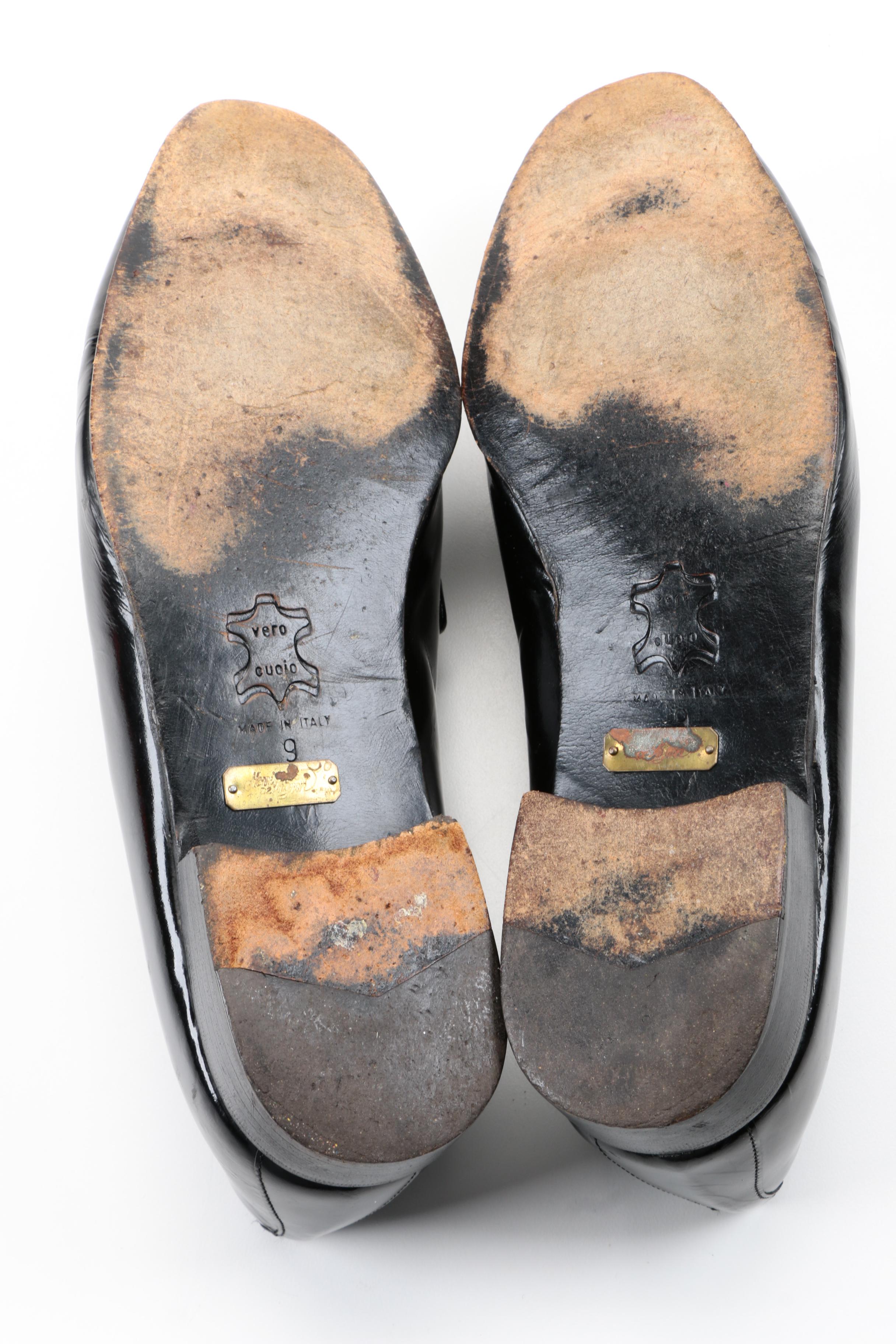 Men's Henri De Vignon Black Patent Leather Loafers