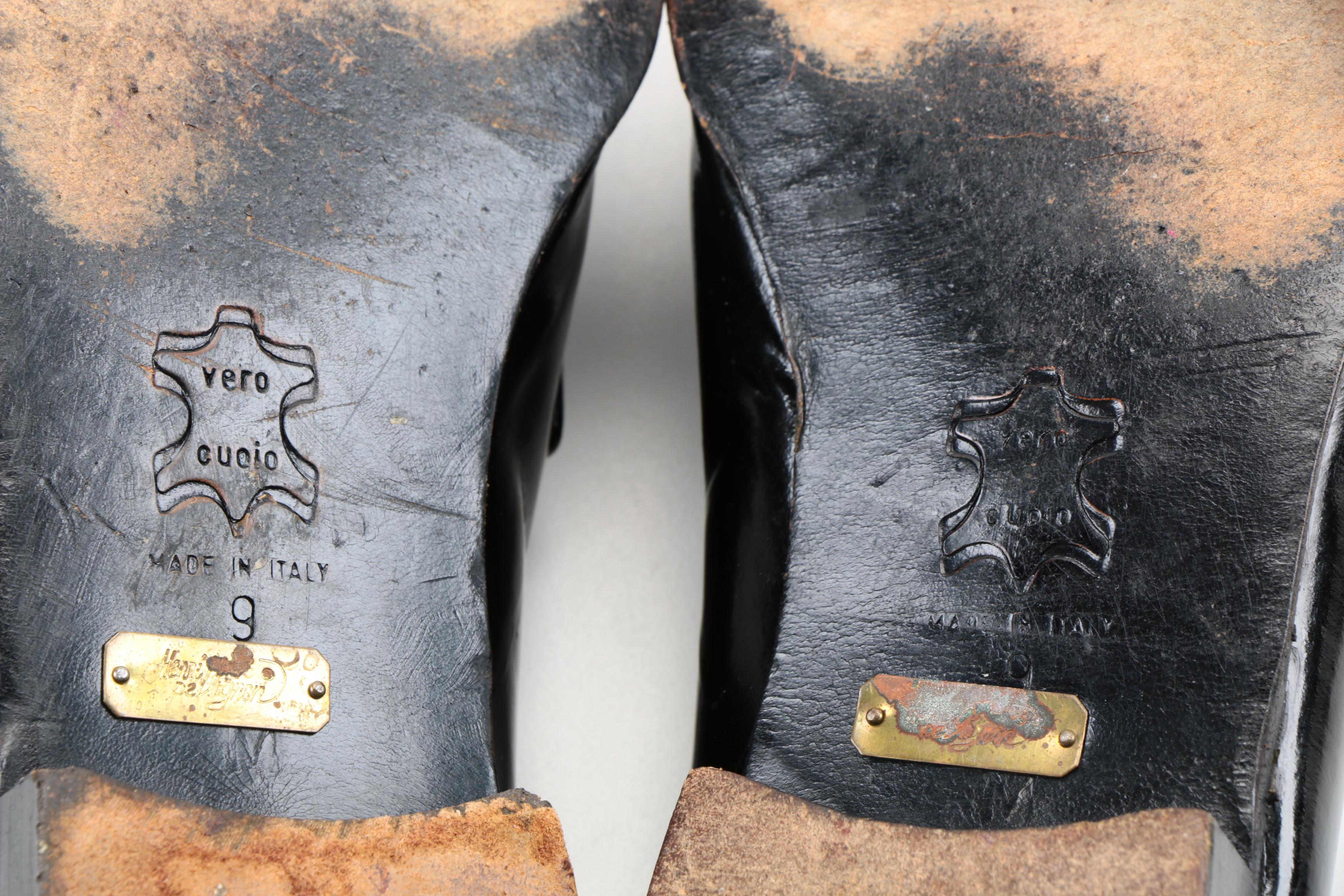 Men's Henri De Vignon Black Patent Leather Loafers