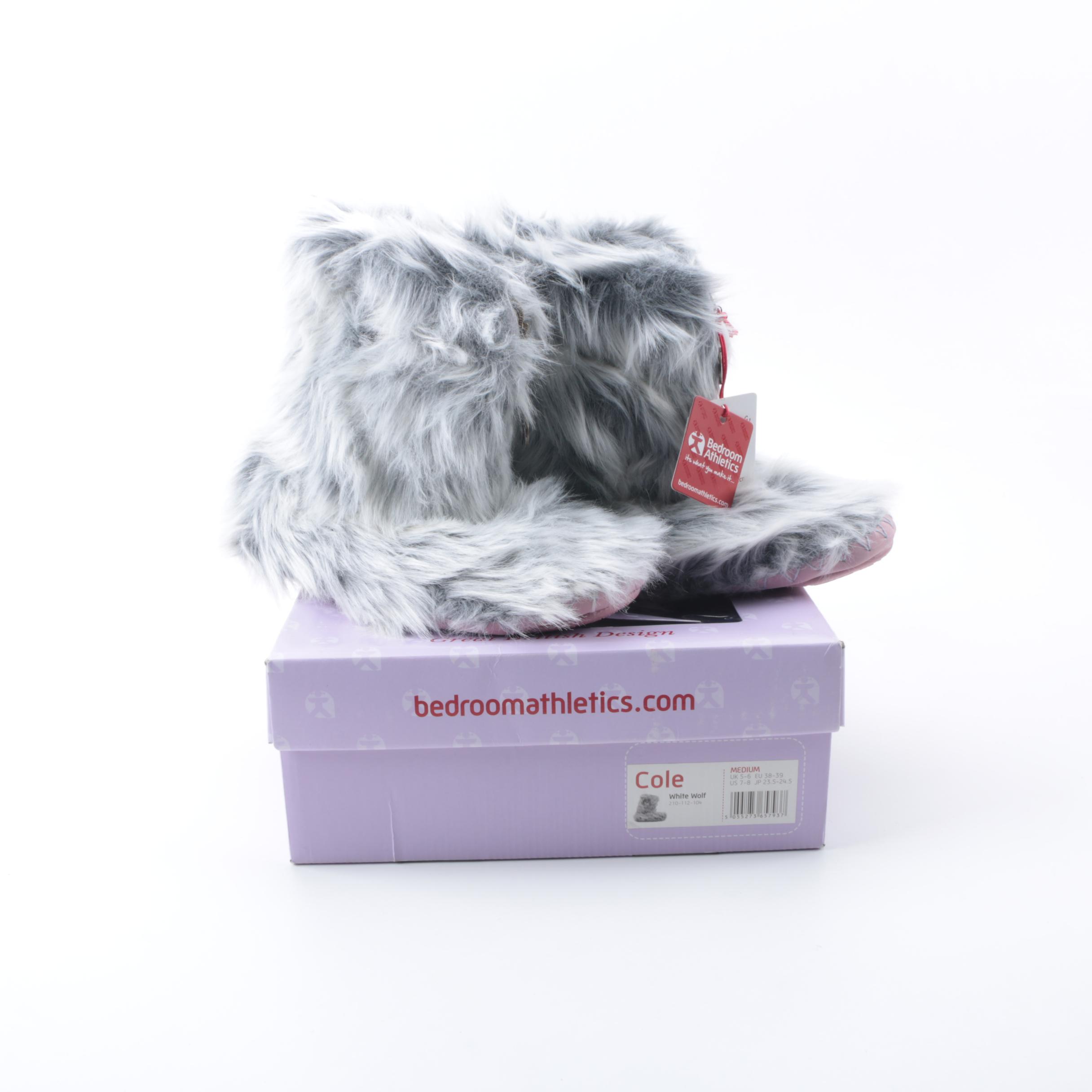 Bedroom Athletics Memory Foam Faux Fur Slippers