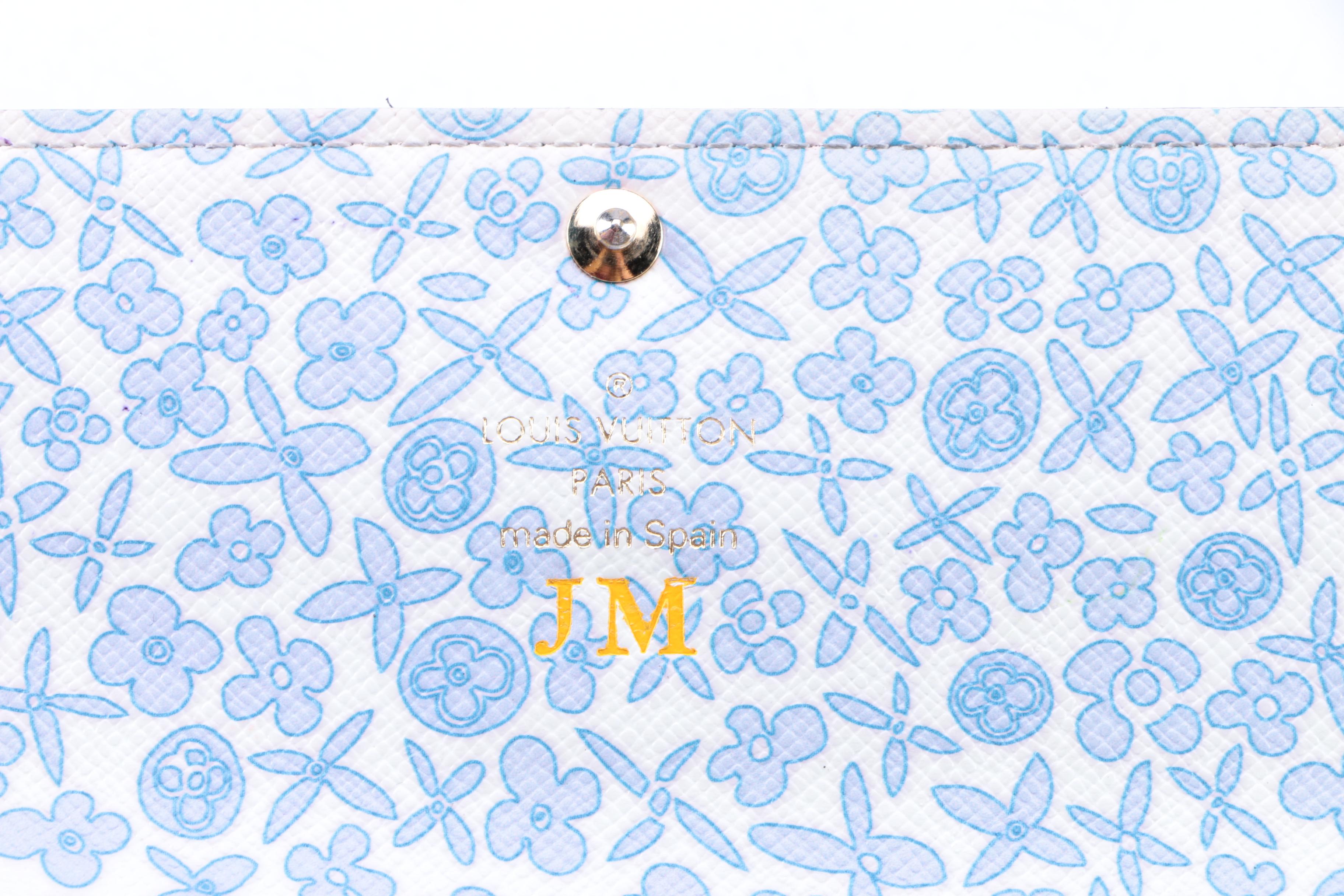Louis Vuitton Monogram Fleuri Sarah Wallet