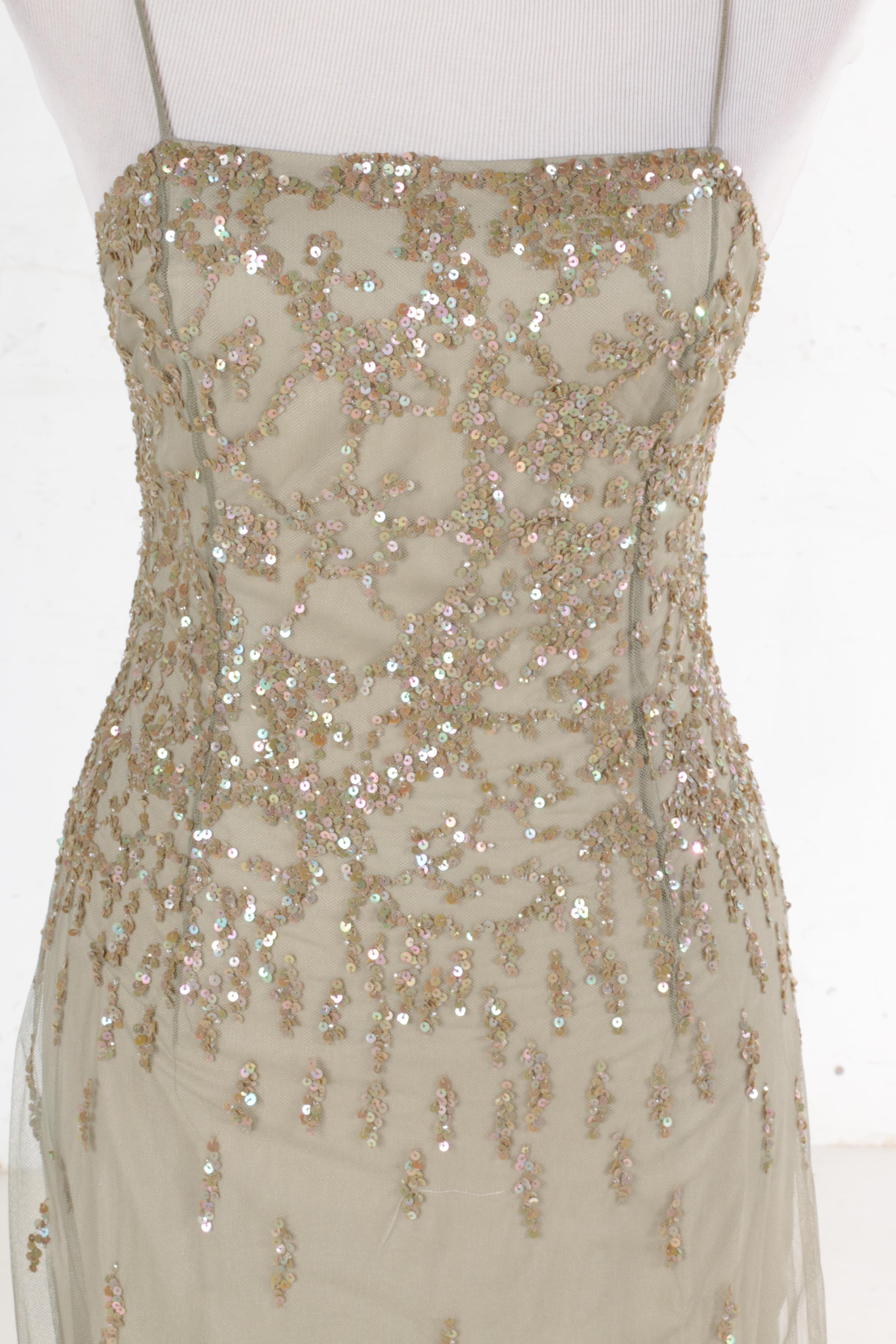 Pamela Dennis Collection Dress Embellished with Sequins