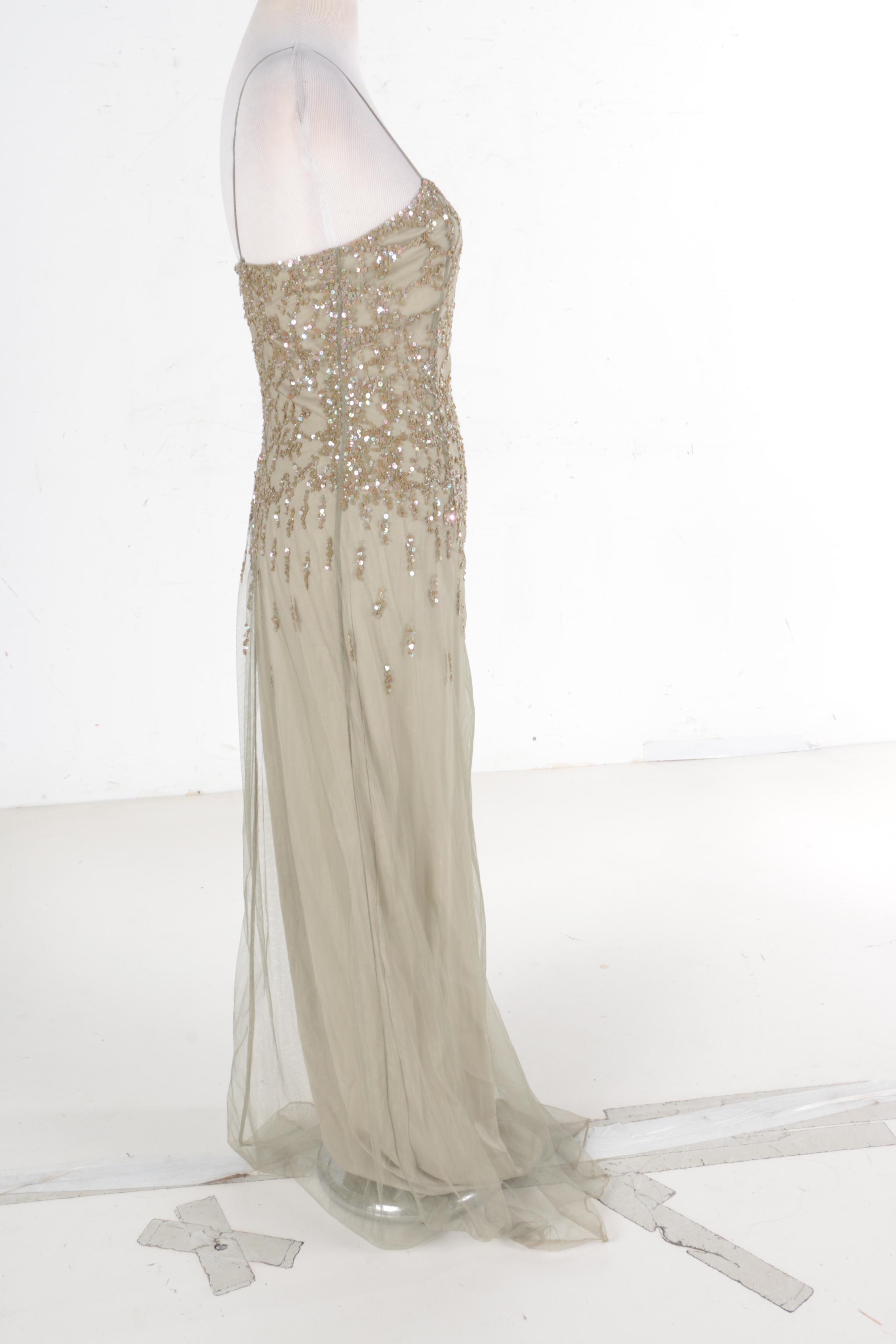 Pamela Dennis Collection Dress Embellished with Sequins