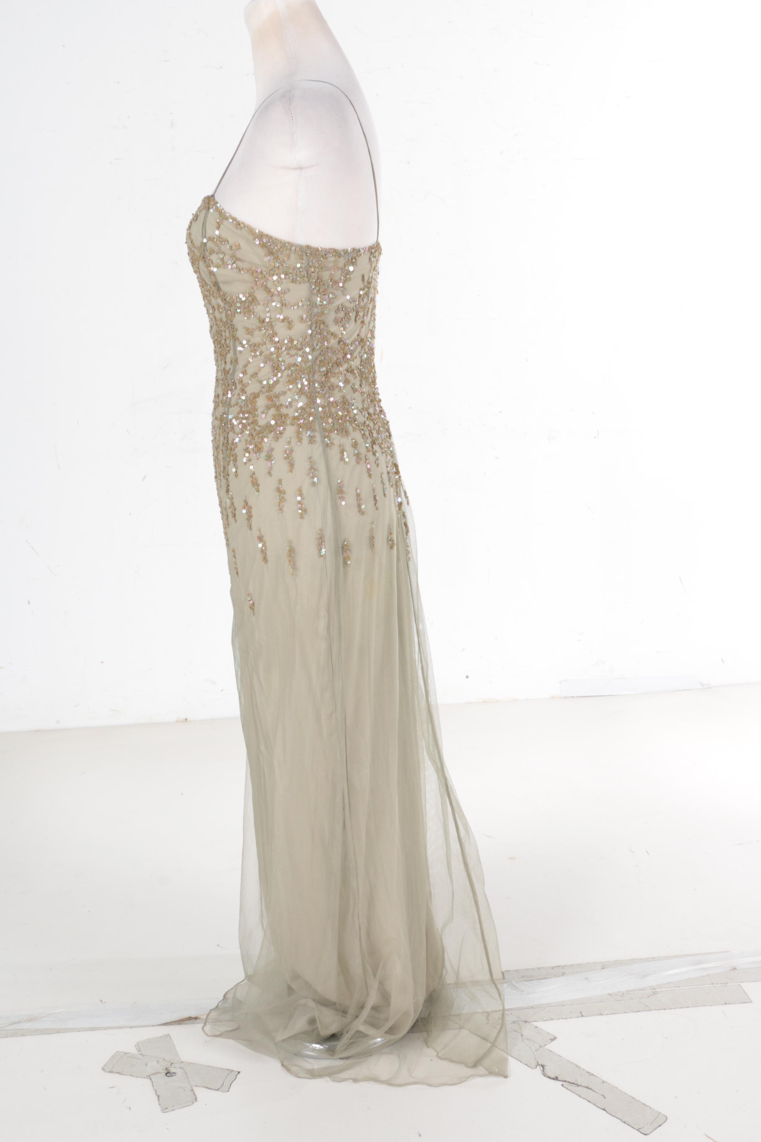 Pamela Dennis Collection Dress Embellished with Sequins