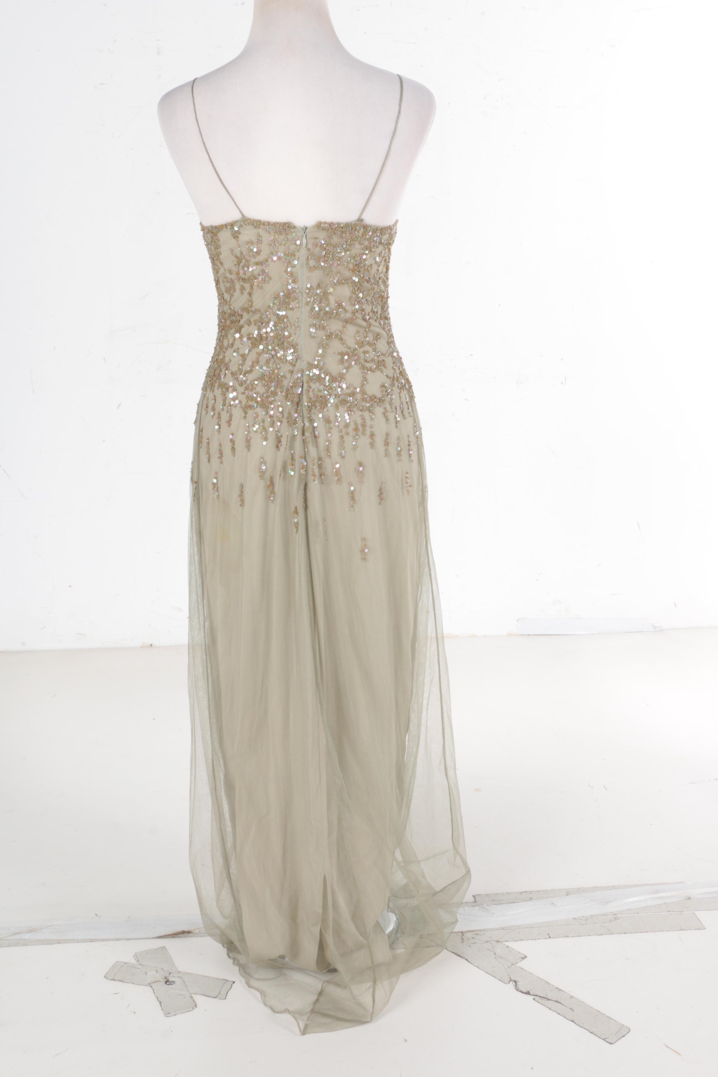 Pamela Dennis Collection Dress Embellished with Sequins