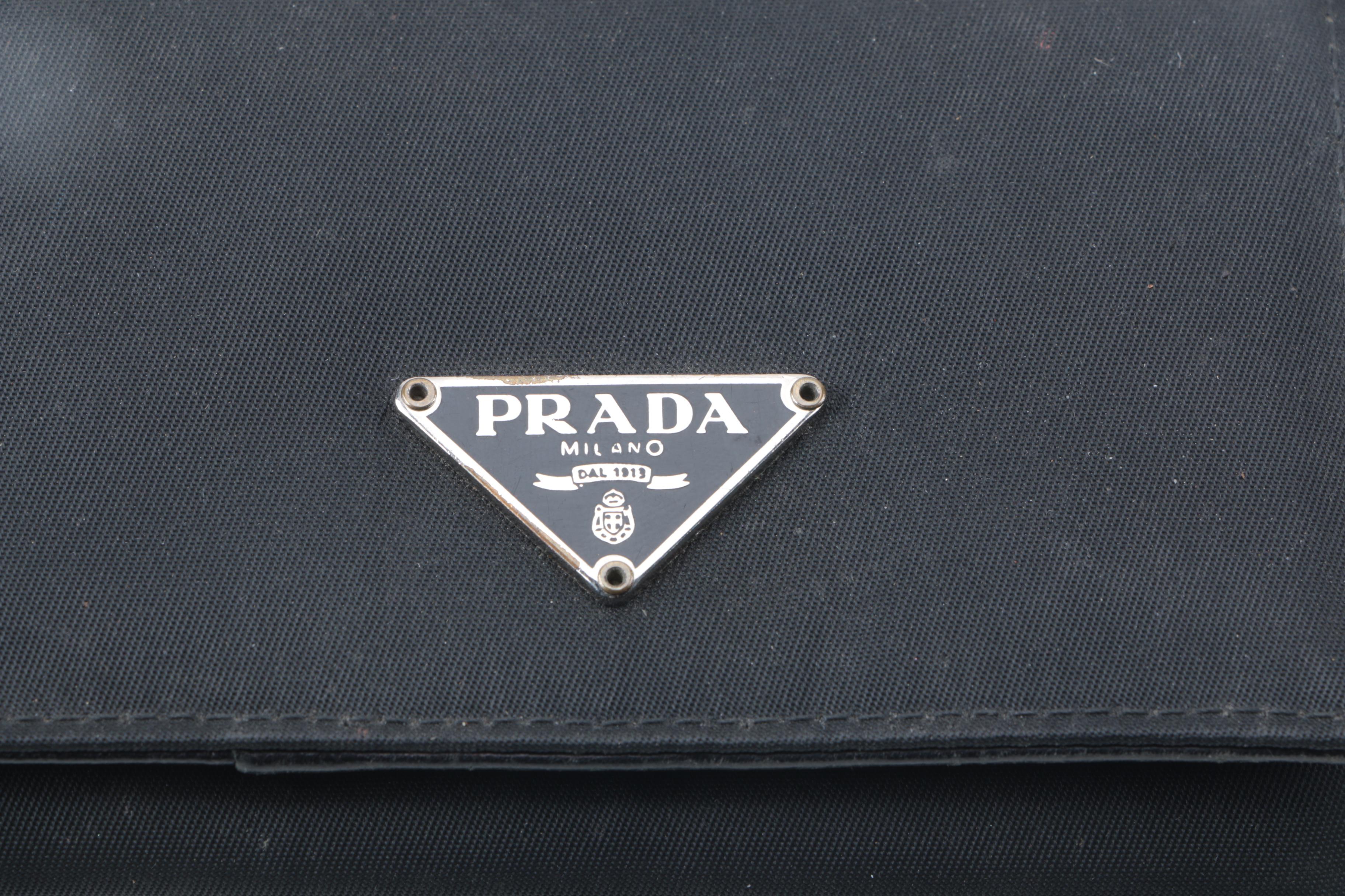 Black Prada Wallet