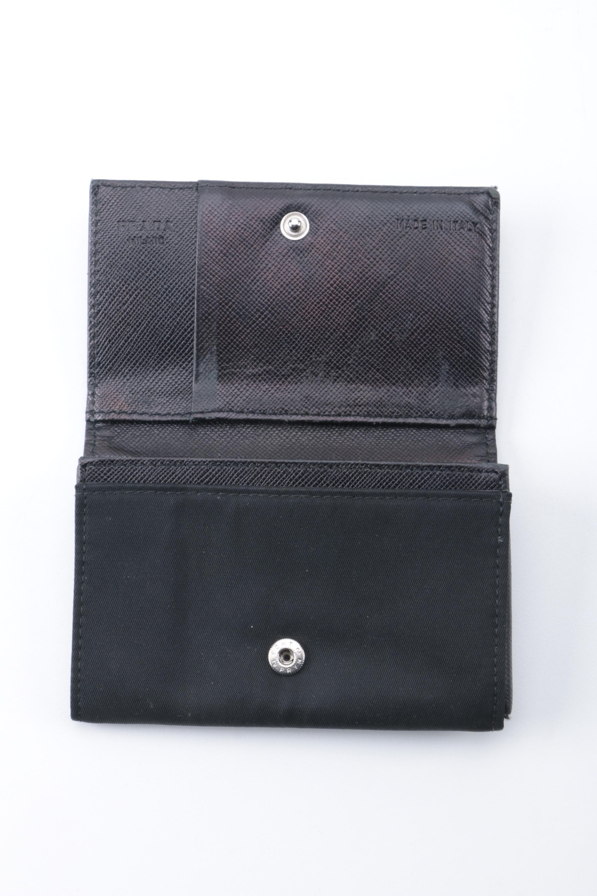 Black Prada Wallet