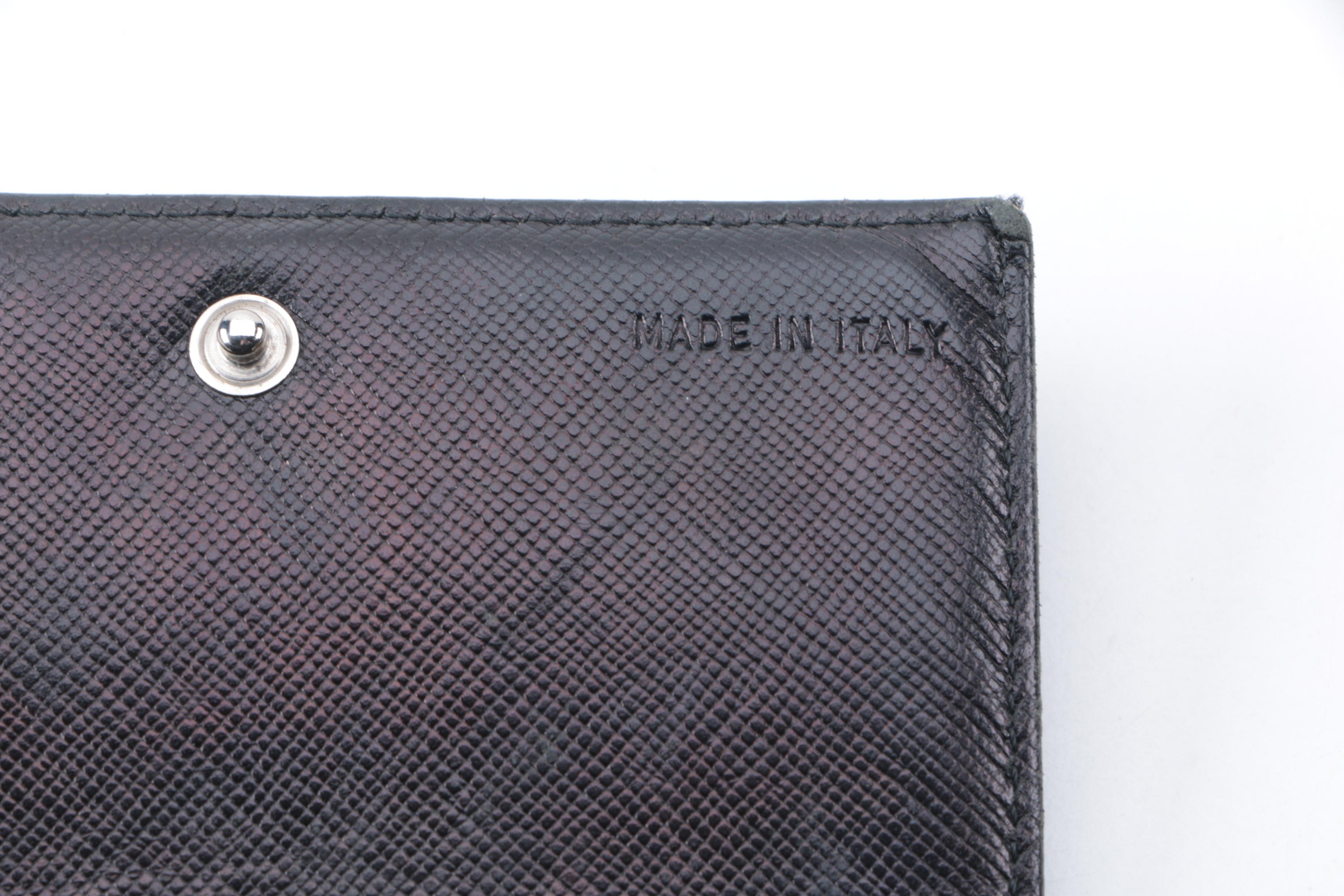 Black Prada Wallet