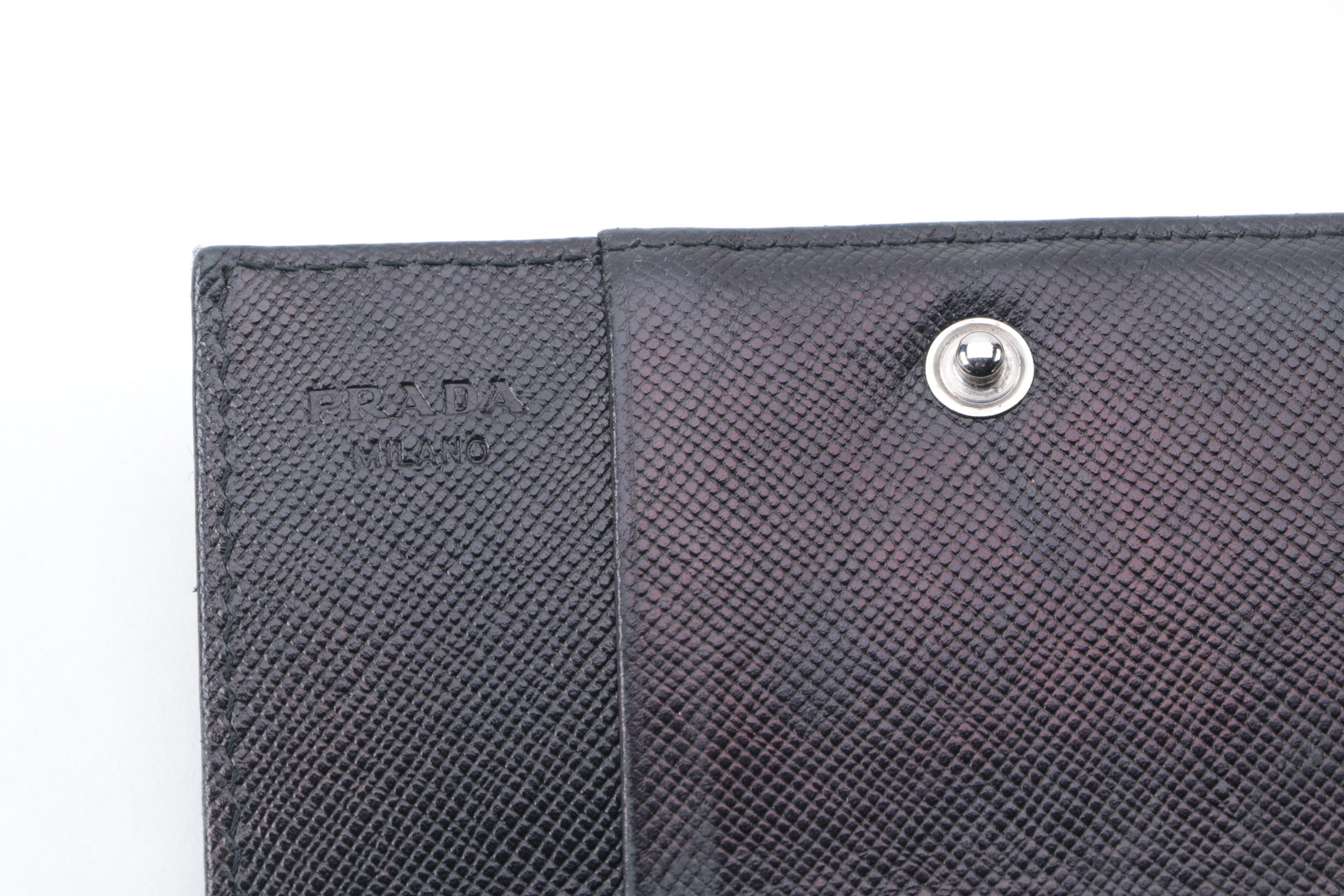 Black Prada Wallet