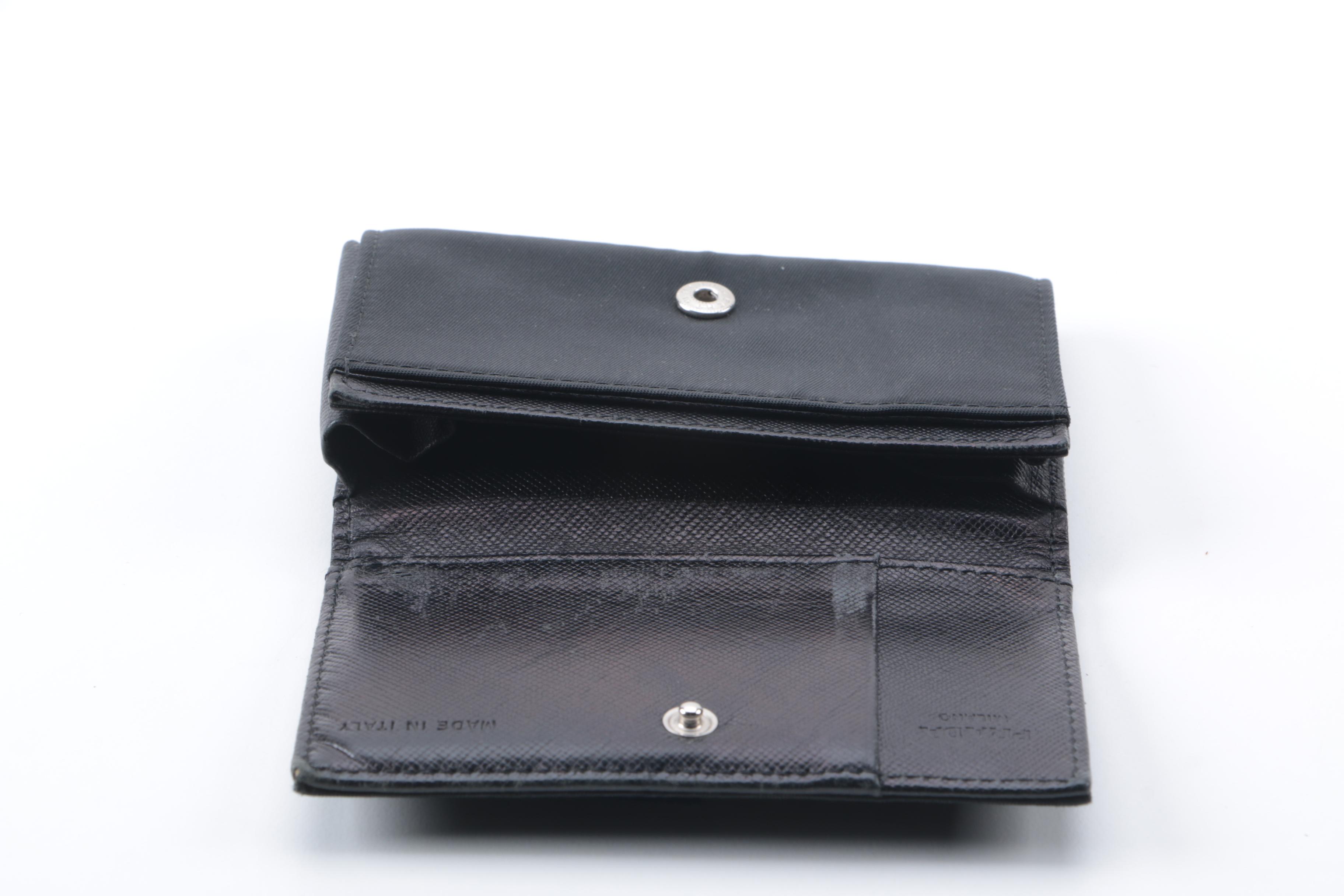 Black Prada Wallet