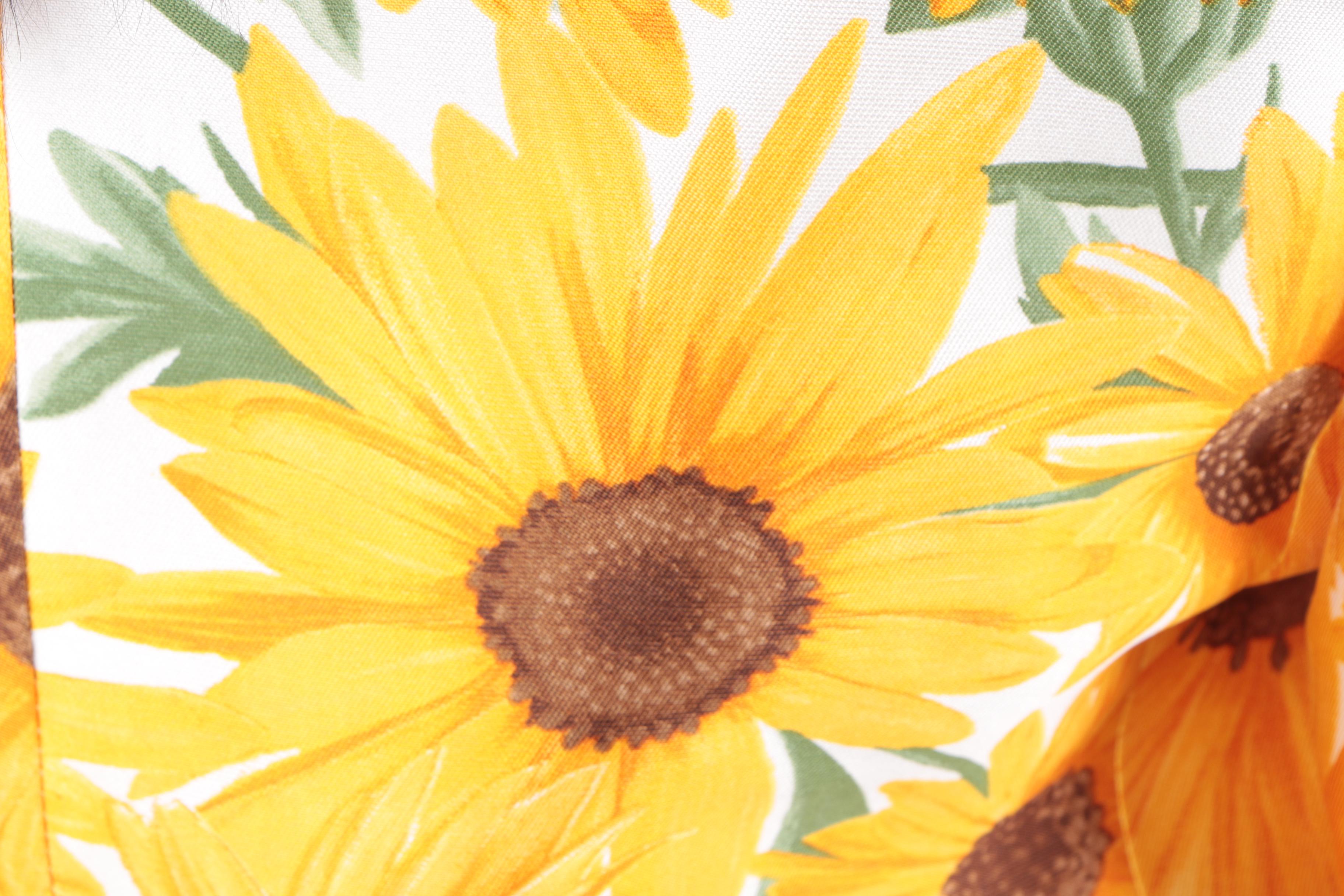 Dolce & Gabbana Sunflower Jacket with Matching Baguette