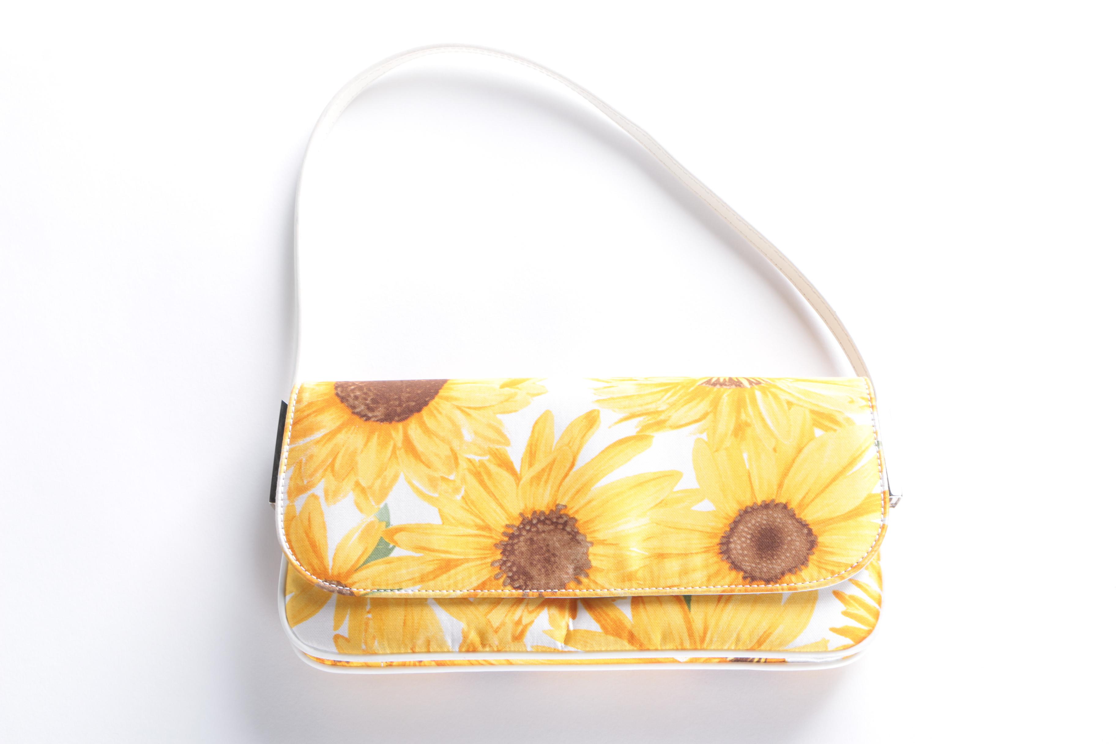 Dolce & Gabbana Sunflower Jacket with Matching Baguette