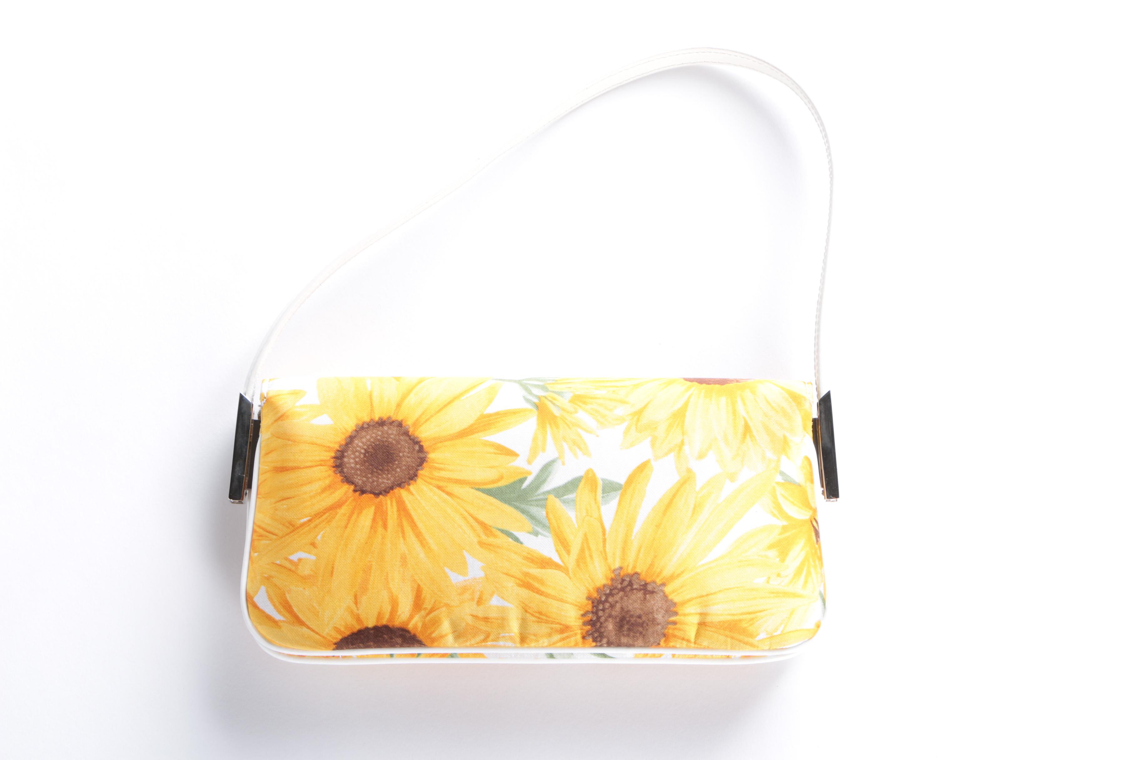 Dolce & Gabbana Sunflower Jacket with Matching Baguette