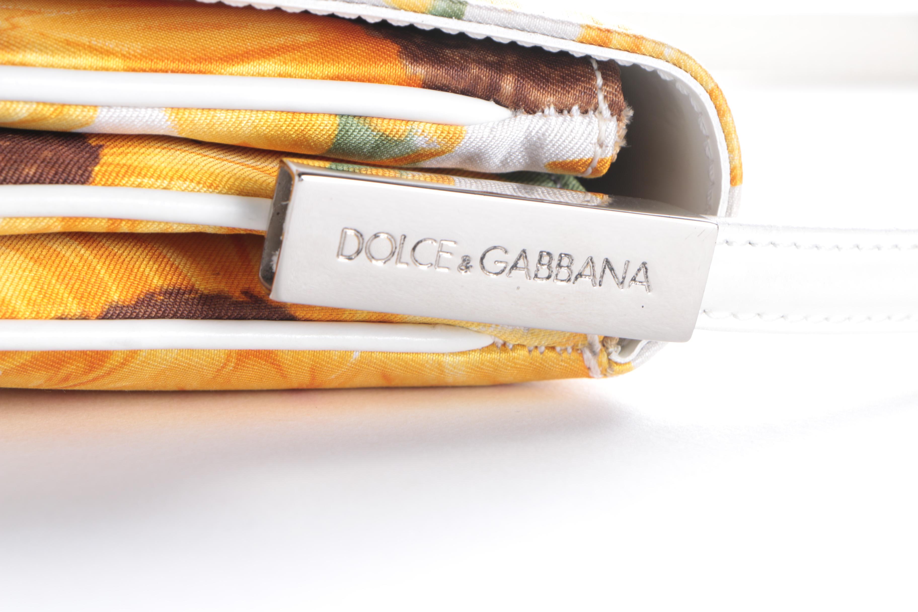 Dolce & Gabbana Sunflower Jacket with Matching Baguette