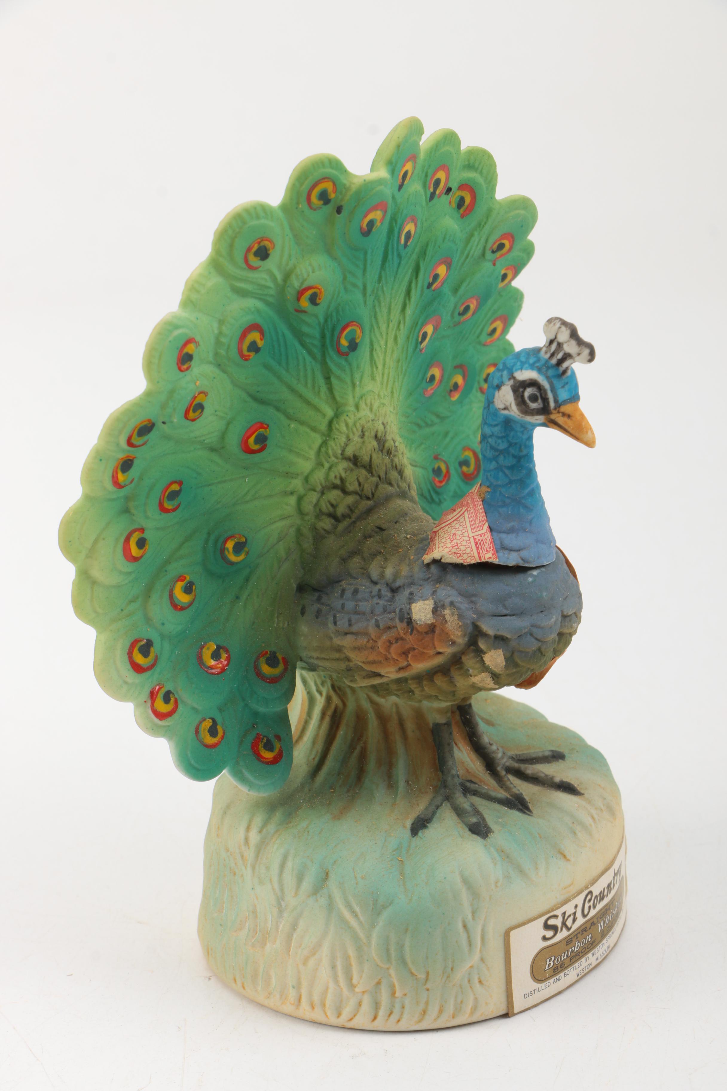 Ski Country Bourbon Whiskey Decanters with Limited Edition "Badger Mini"