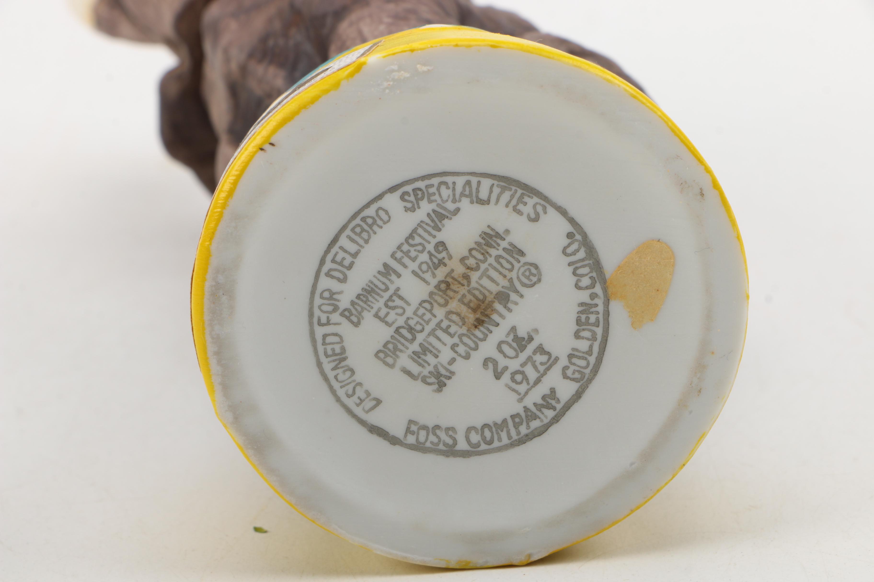 Ski Country Bourbon Whiskey Decanters with Limited Edition "Badger Mini"