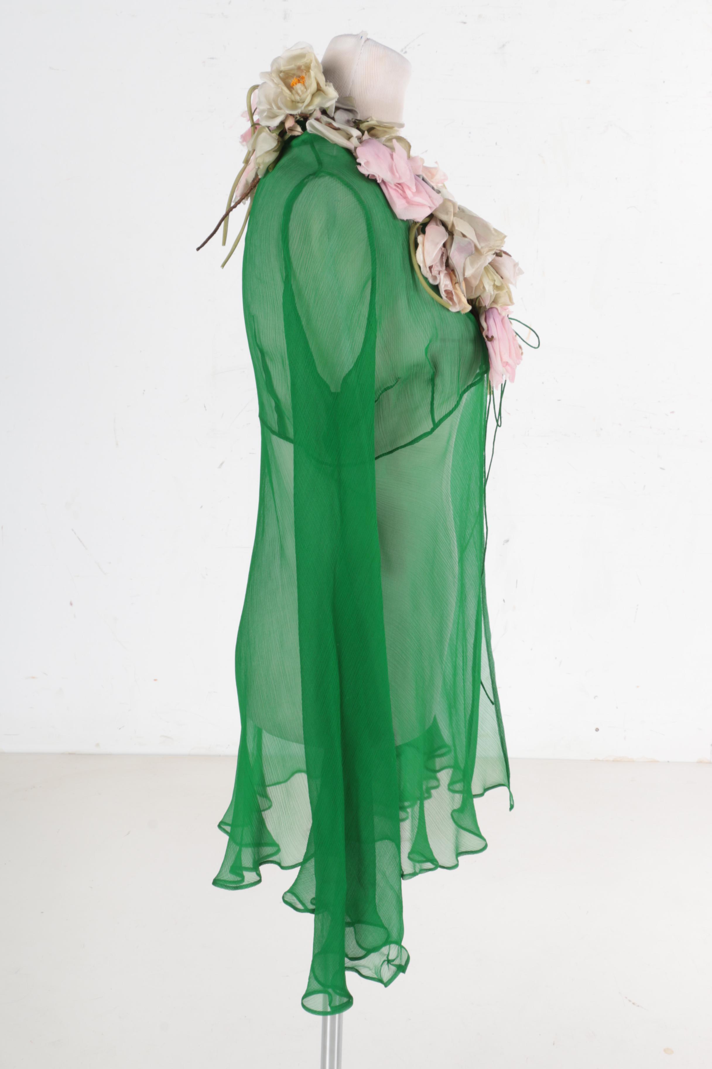 Dolce & Gabbana Green Cover Up