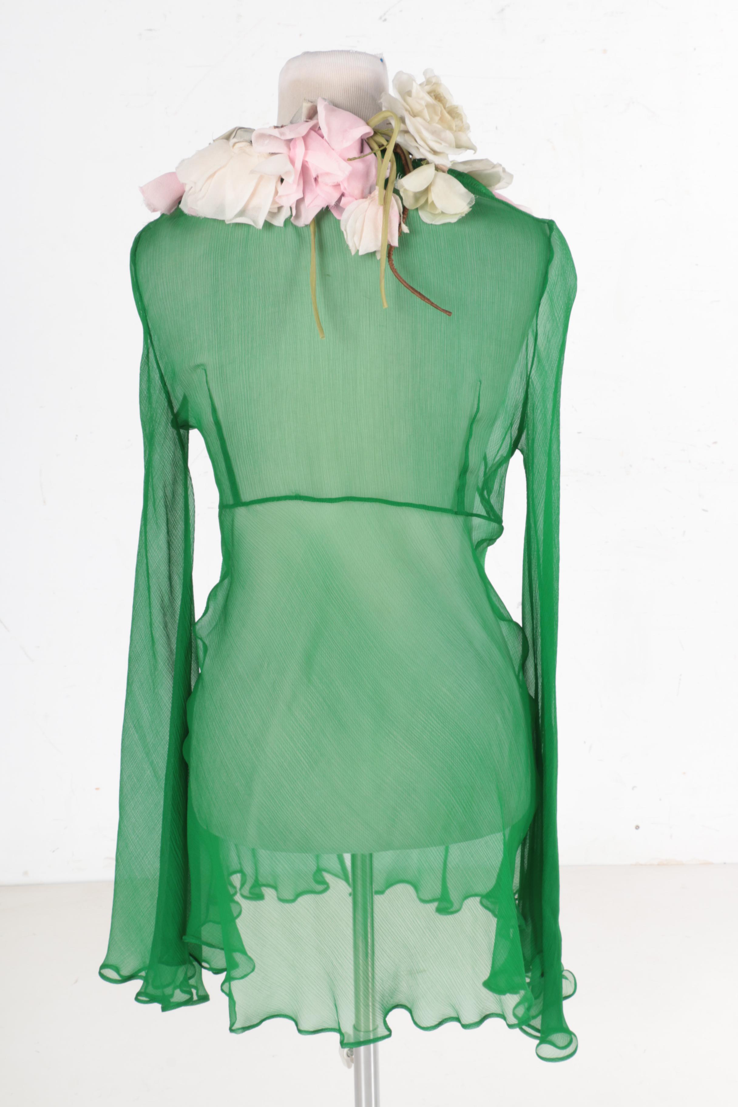 Dolce & Gabbana Green Cover Up