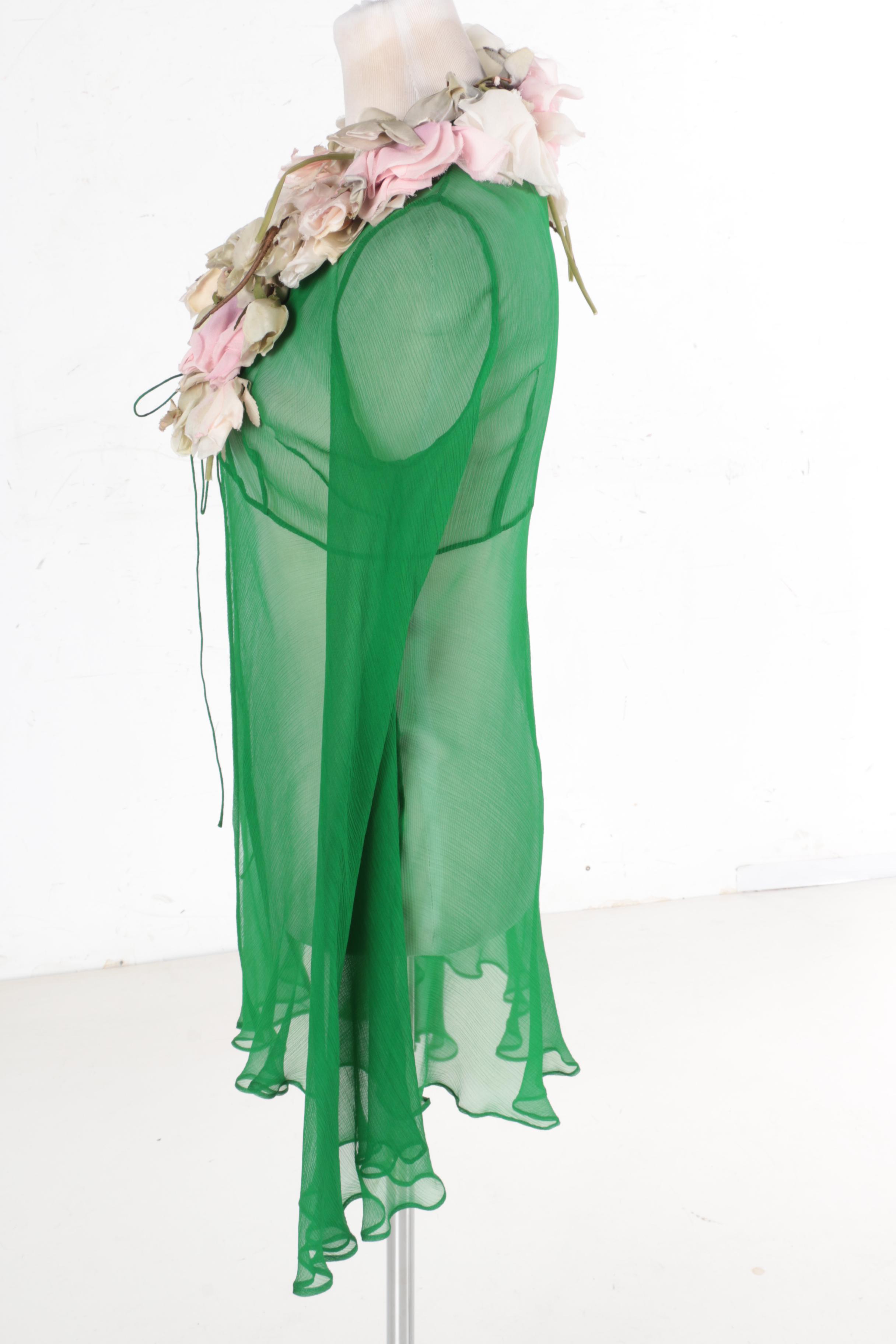 Dolce & Gabbana Green Cover Up