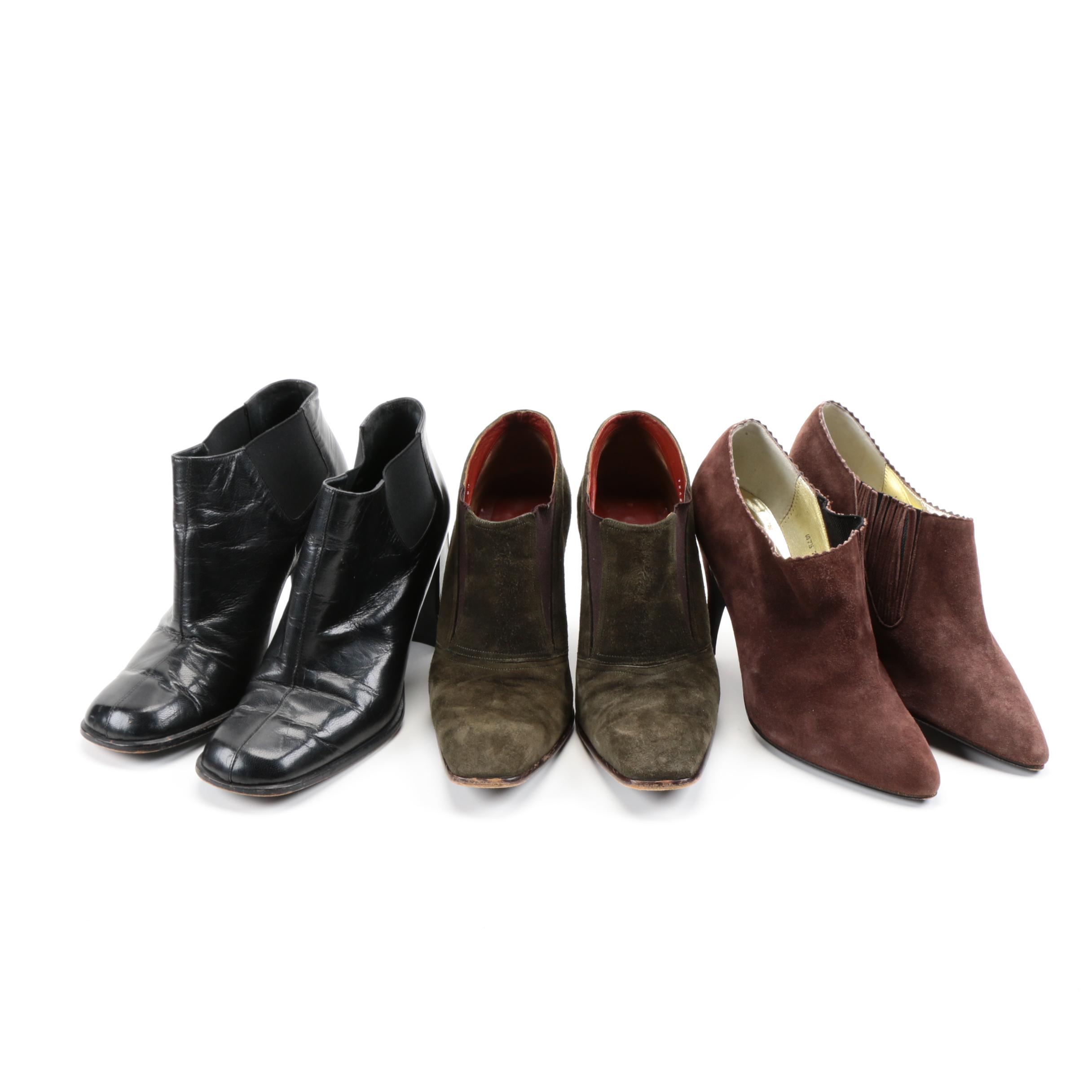 Adige Paris, Calvin Klein and Donna Karan Booties