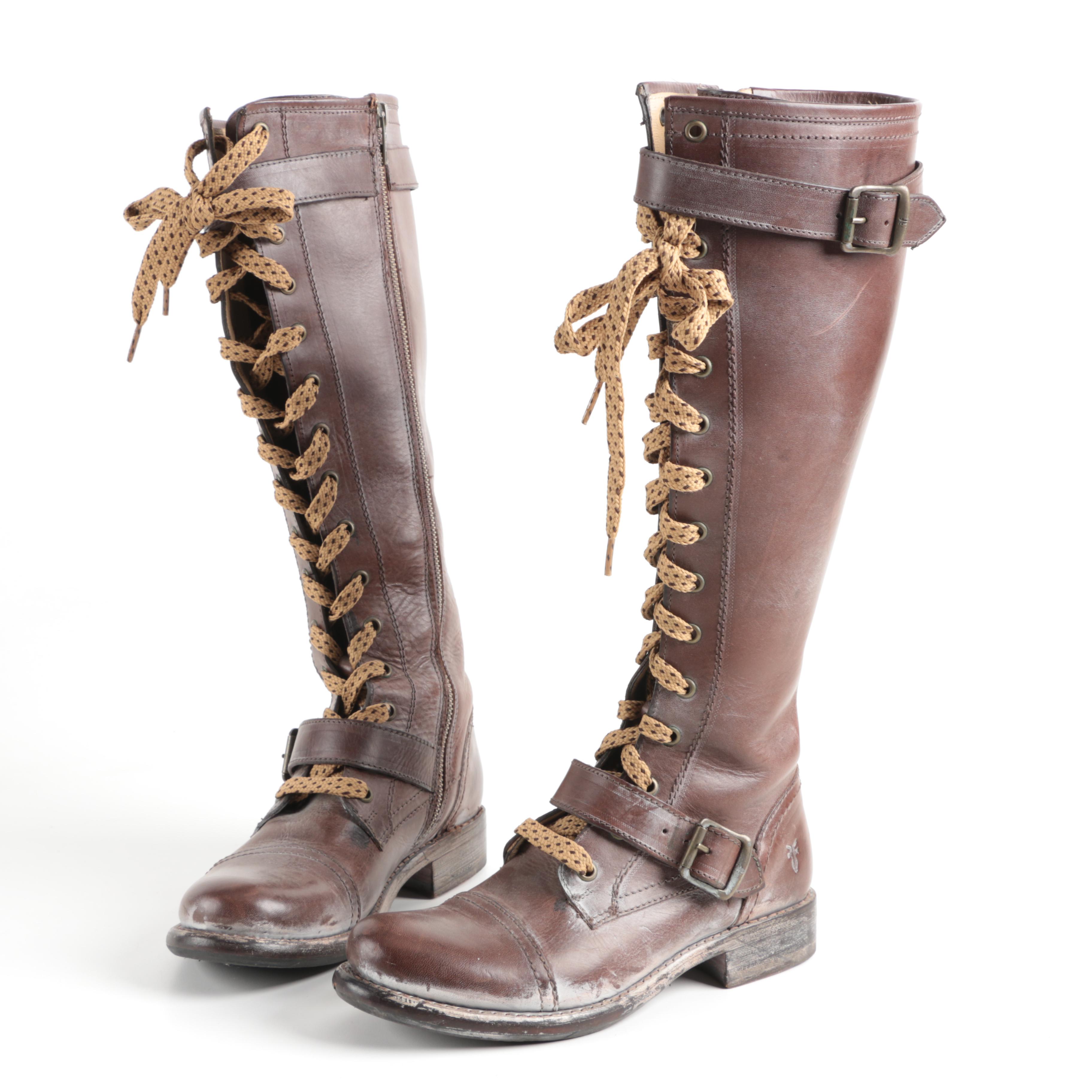 Frye Jenna Cap Toe Boots