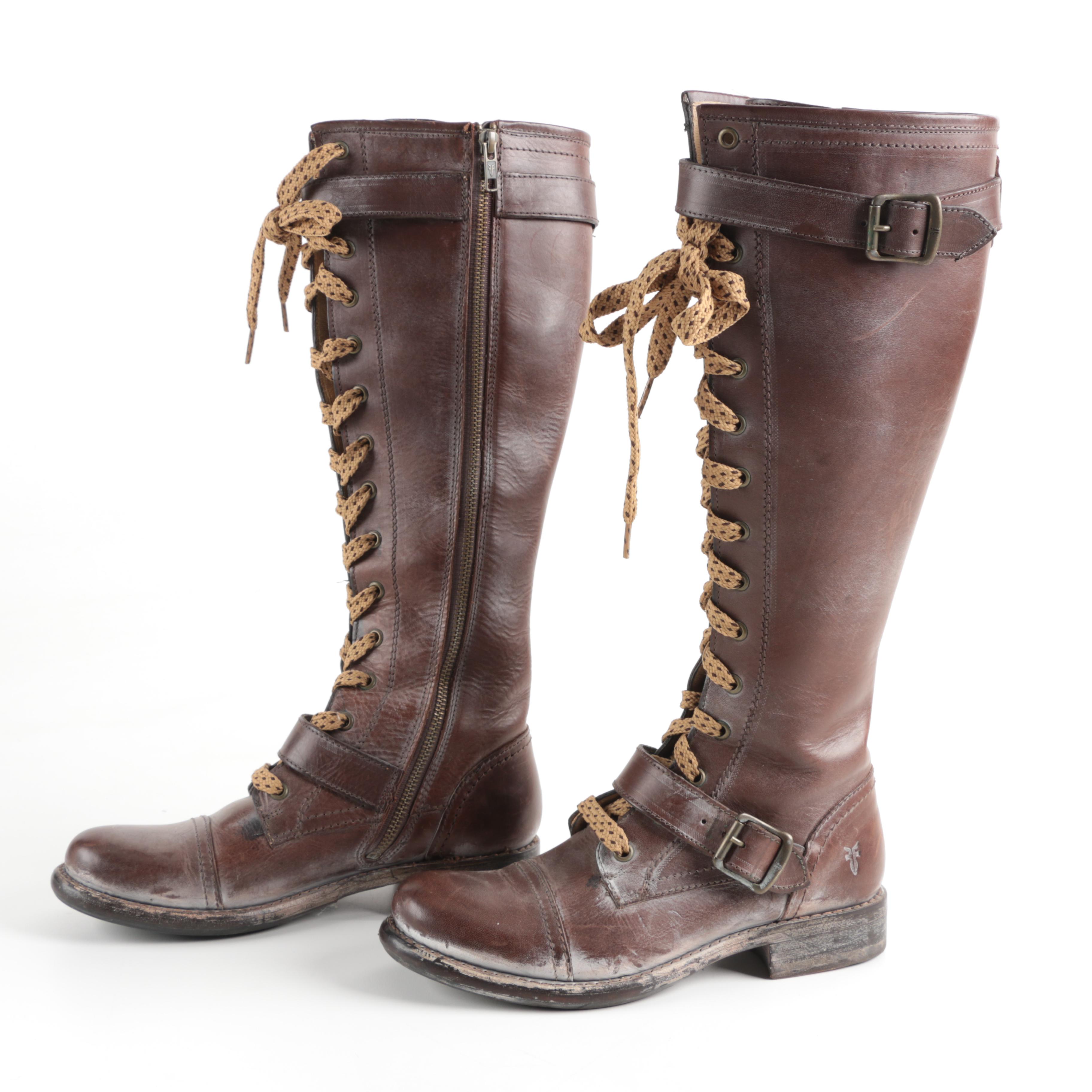 Frye Jenna Cap Toe Boots