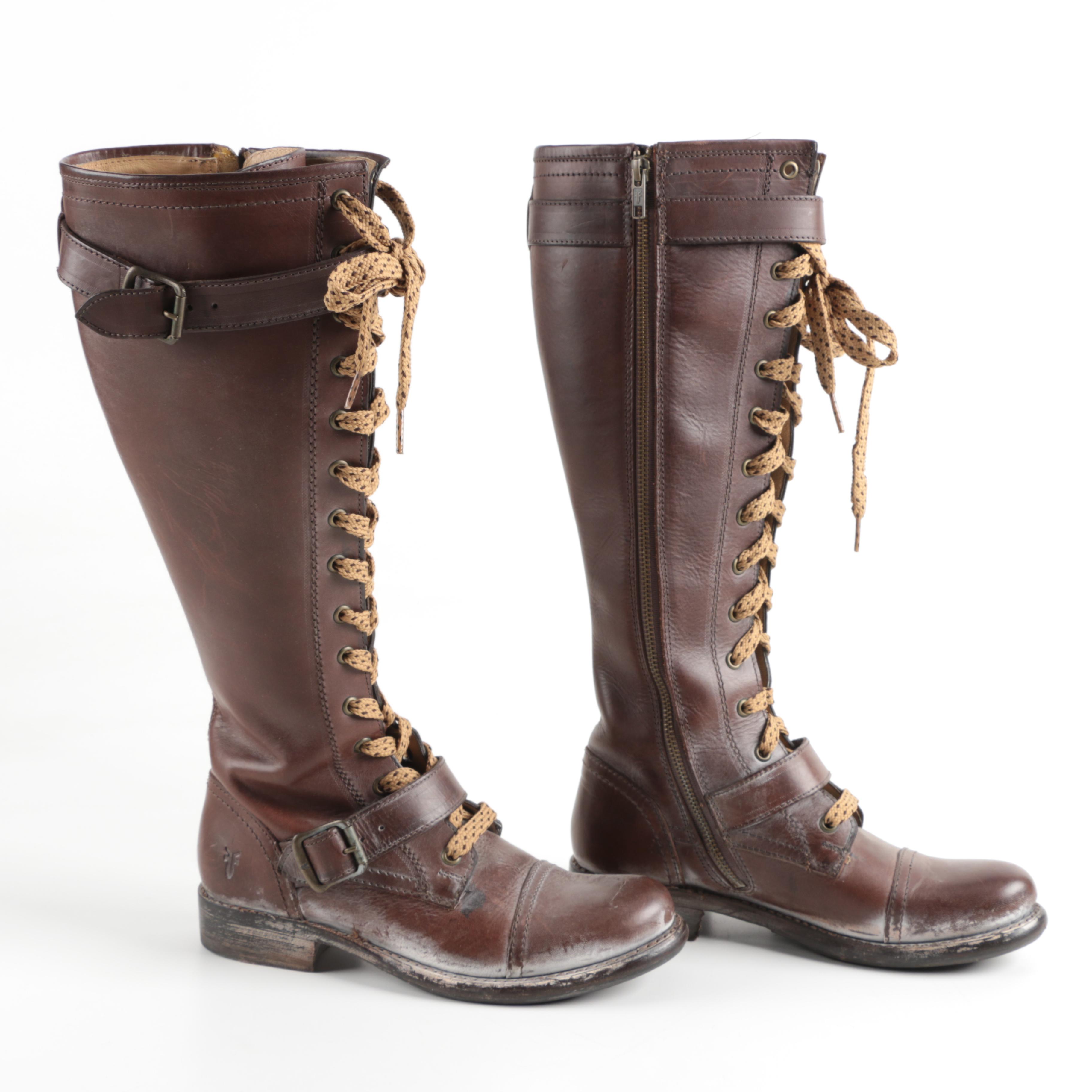 Frye Jenna Cap Toe Boots