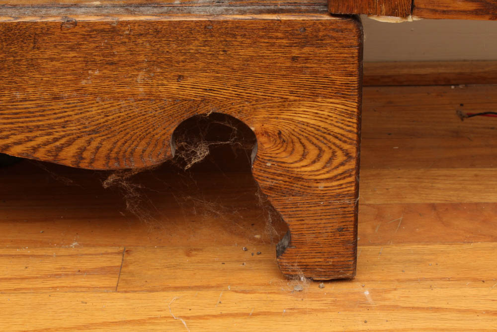 Vintage Oak Display Cabinet and Secretary
