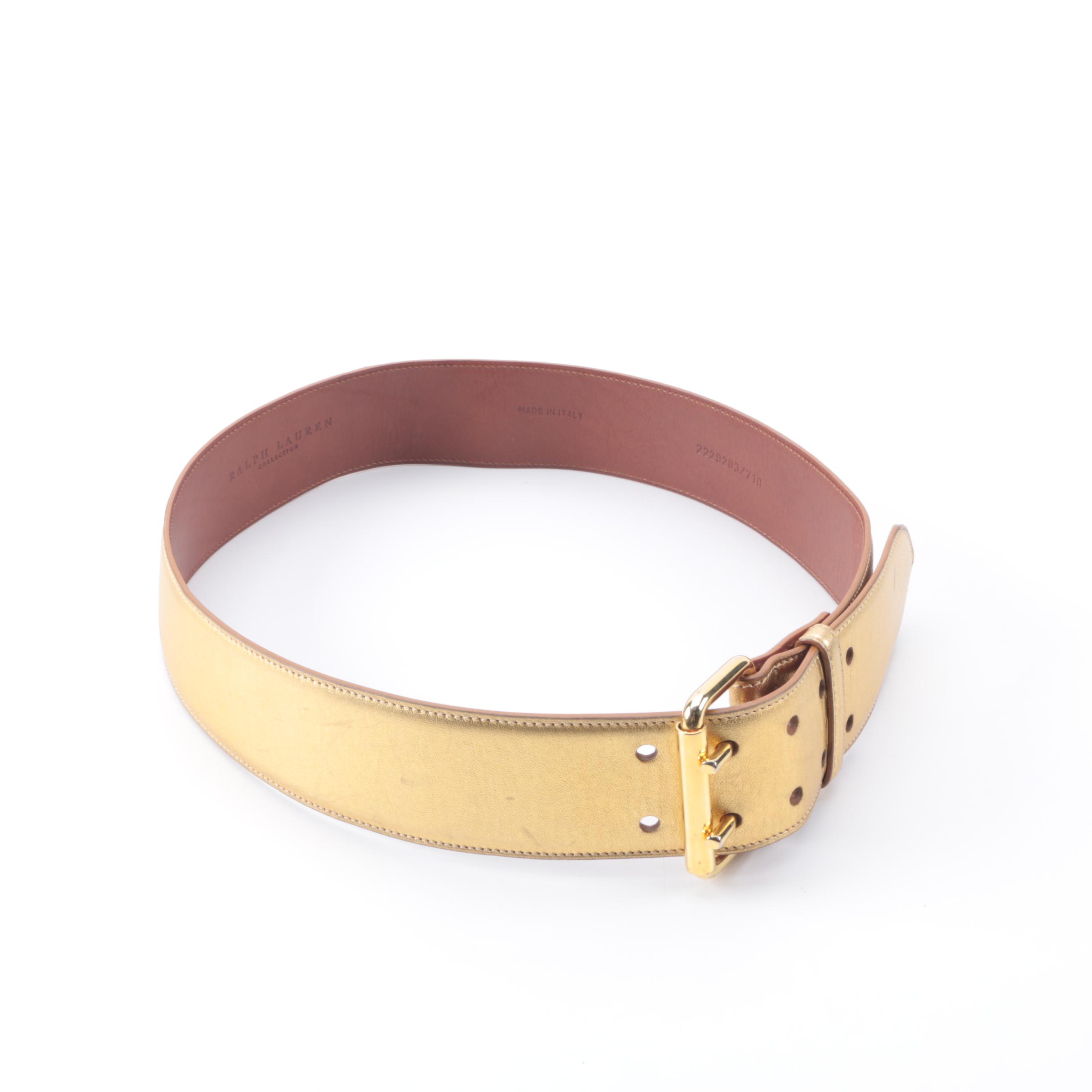 Ralph Lauren Collection Leather Belt