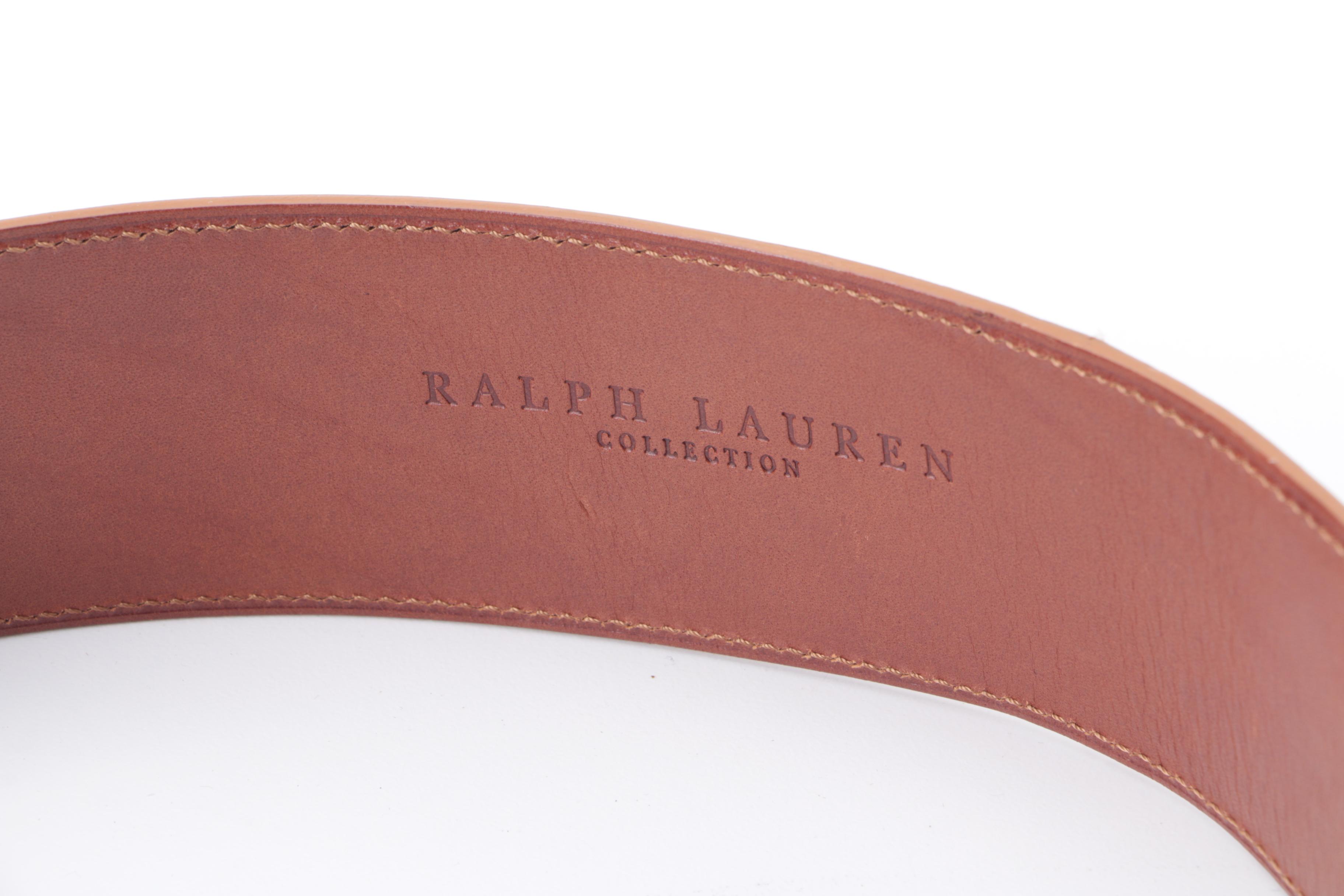Ralph Lauren Collection Leather Belt
