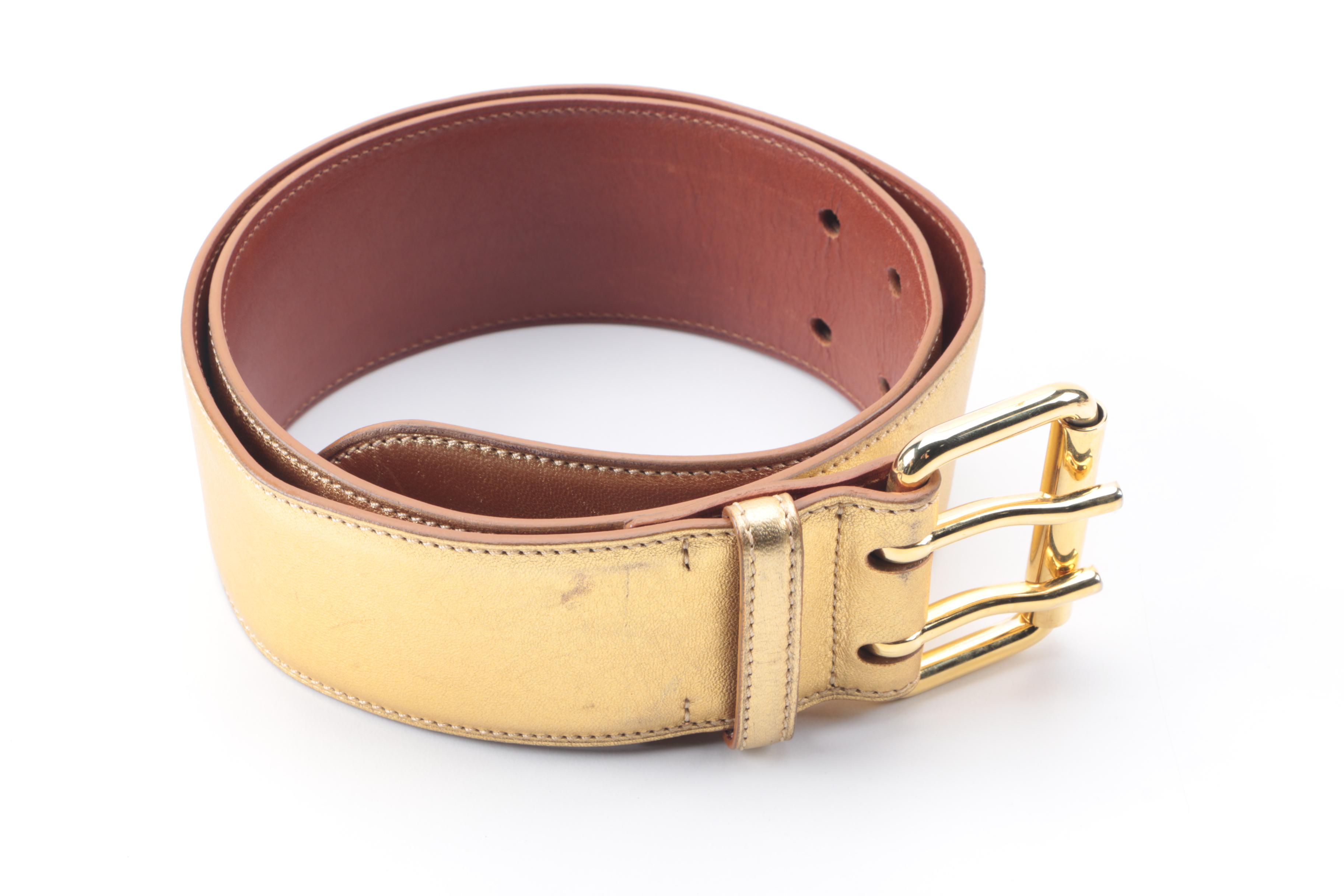 Ralph Lauren Collection Leather Belt
