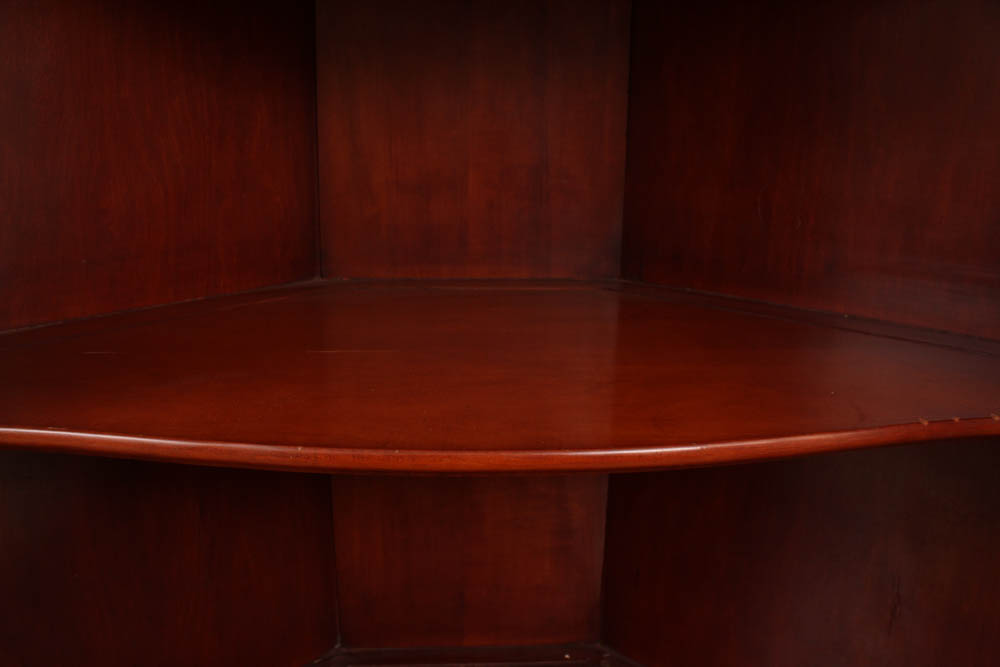 VIntage Cherry Corner China Cabinet by Willett