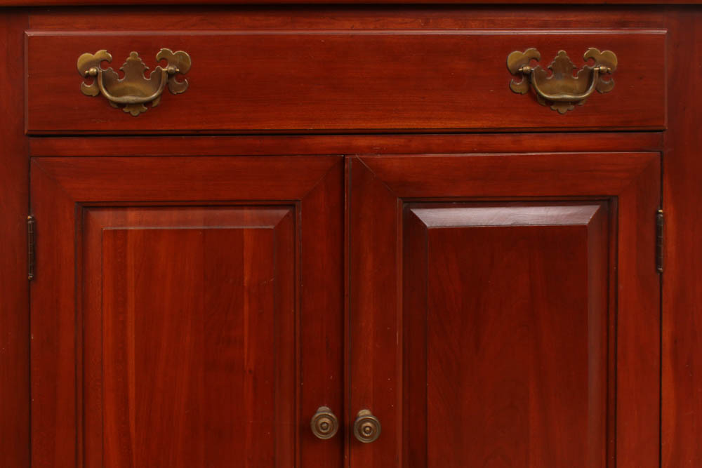 VIntage Cherry Corner China Cabinet by Willett