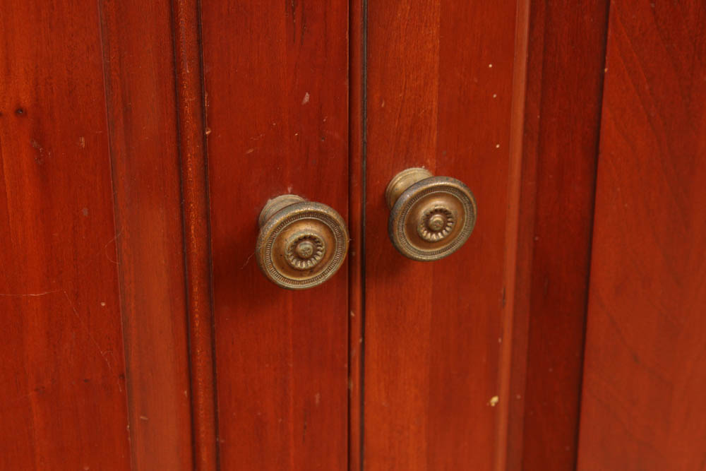 VIntage Cherry Corner China Cabinet by Willett